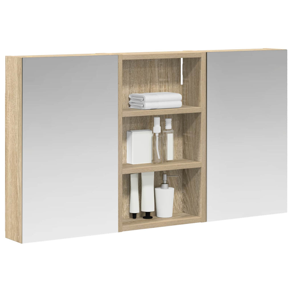 vidaXL Zestaw Szafek Łazienkowych 3 szt. 90 x 10,5 x 50 cm