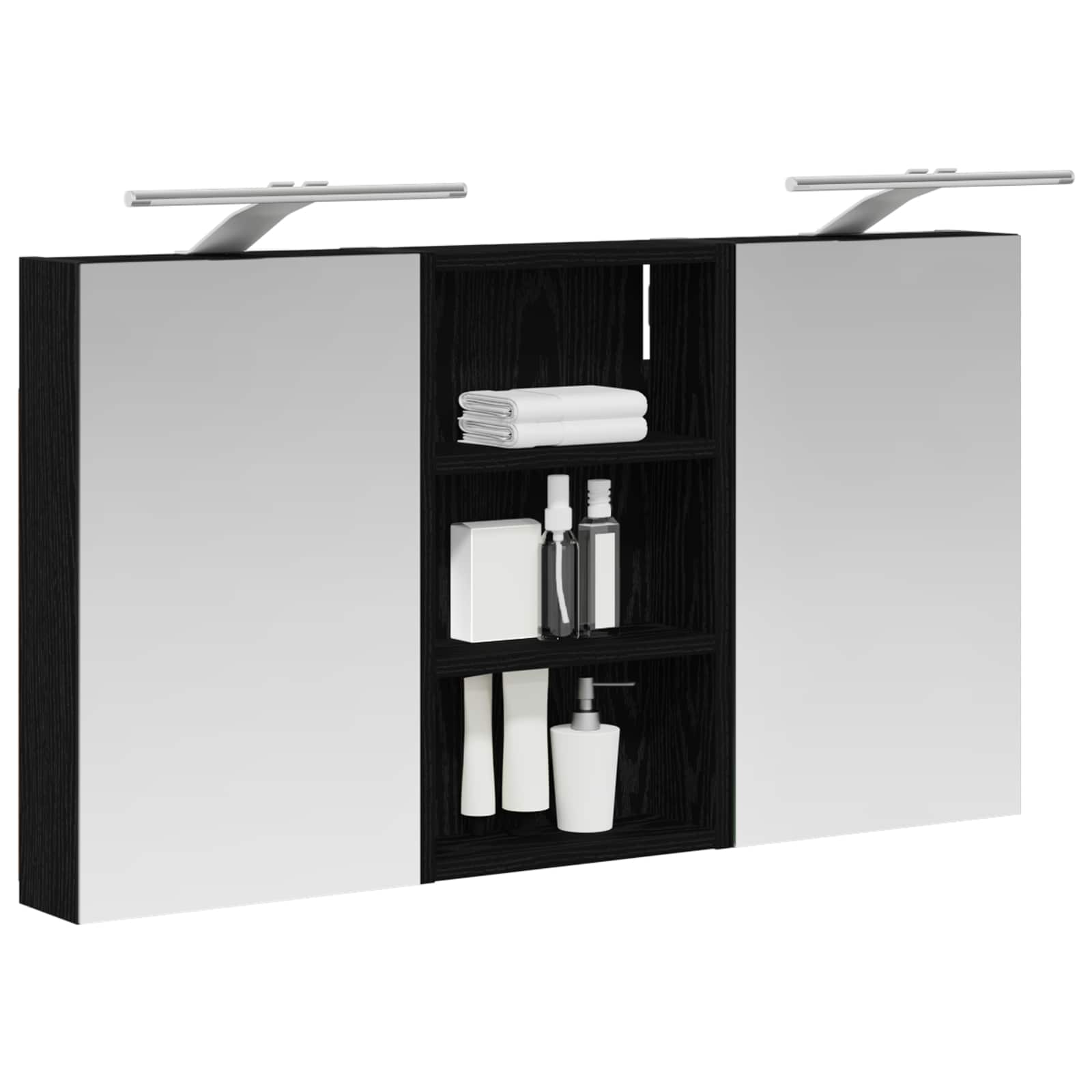 vidaXL Zestaw Szafek Łazienkowych 3 szt. 90 x 10,5 x 50 cm