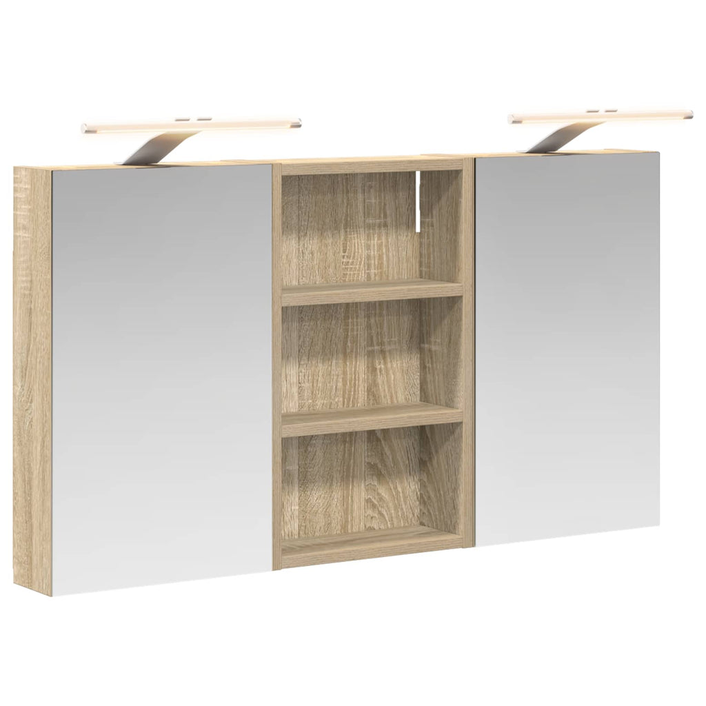 vidaXL Zestaw Szafek Łazienkowych 3 szt. 90 x 10,5 x 50 cm