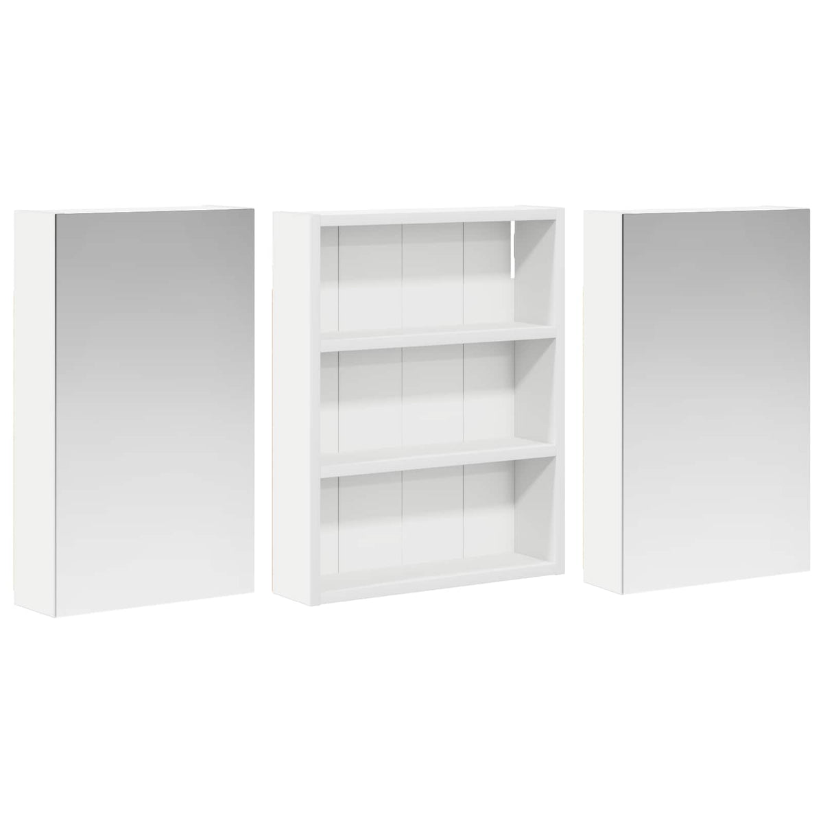 vidaXL Zestaw Szafek Łazienkowych 3 szt. 100 x 10,5 x 50 cm