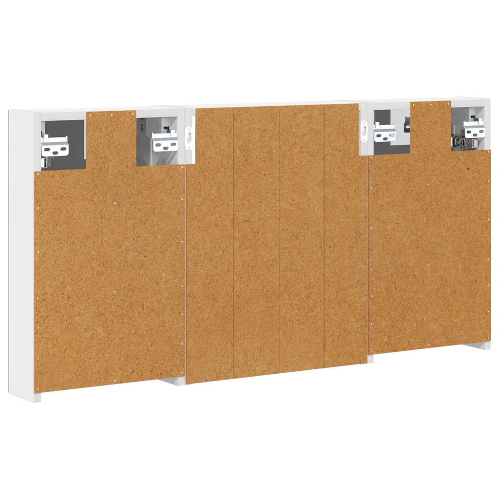 vidaXL Zestaw Szafek Łazienkowych 3 szt. 100 x 10,5 x 50 cm