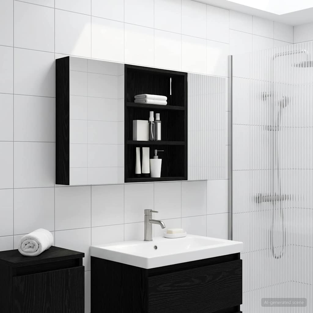 vidaXL Zestaw Szafek Łazienkowych 3 szt. 100 x 10,5 x 50 cm