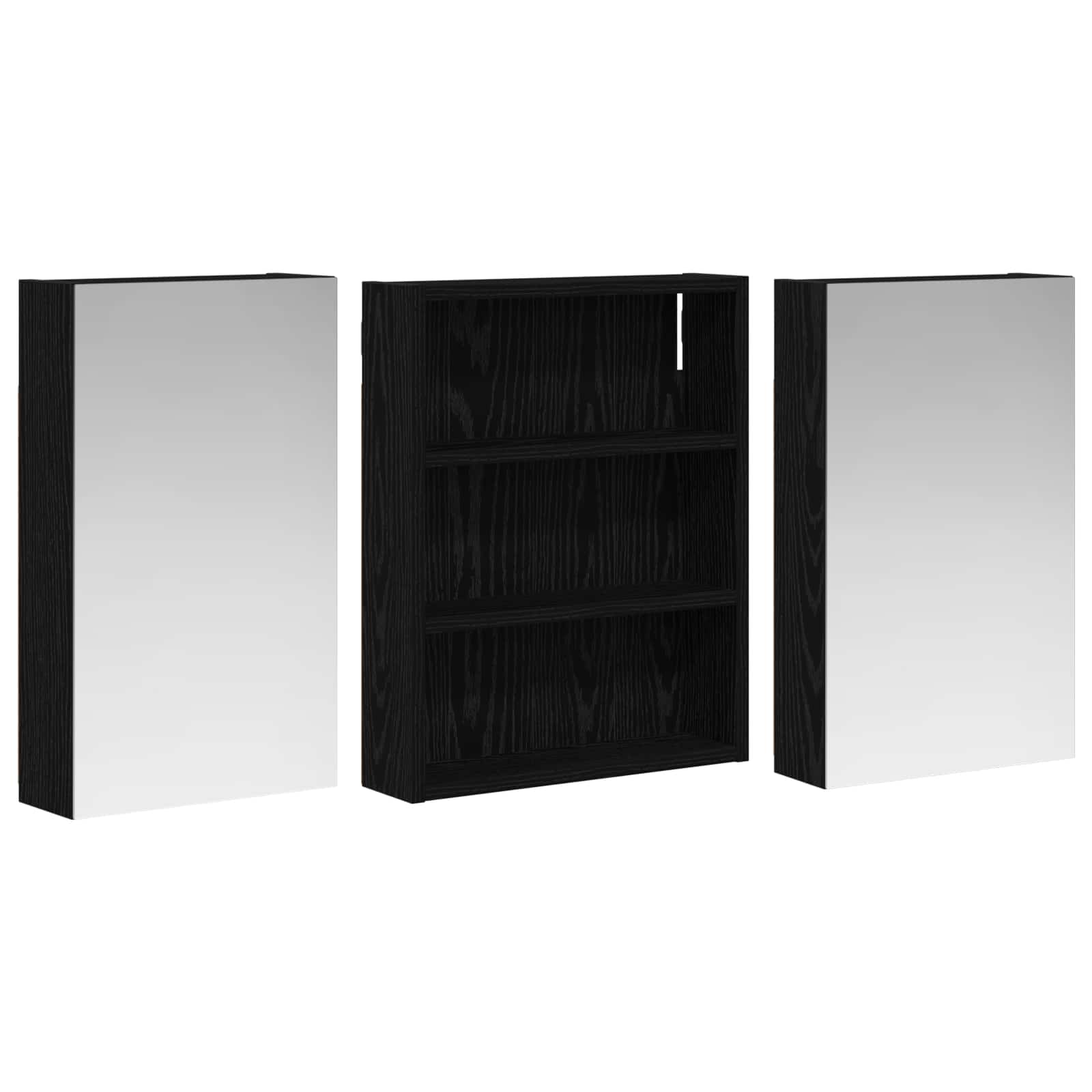 vidaXL Zestaw Szafek Łazienkowych 3 szt. 100 x 10,5 x 50 cm