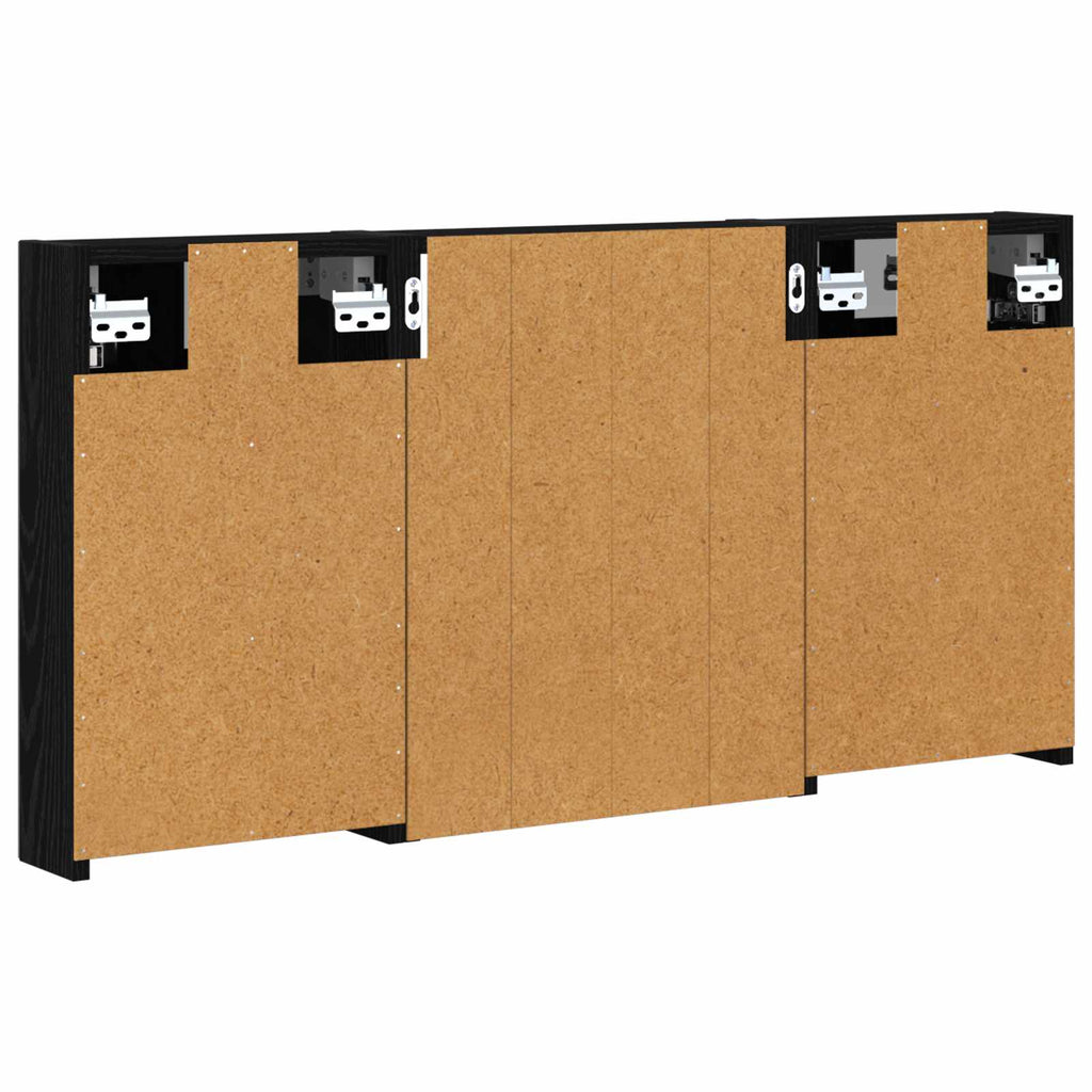 vidaXL Zestaw Szafek Łazienkowych 3 szt. 100 x 10,5 x 50 cm