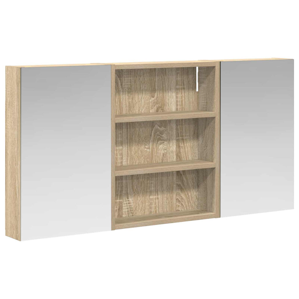 vidaXL Zestaw Szafek Łazienkowych 3 szt. 100 x 10,5 x 50 cm