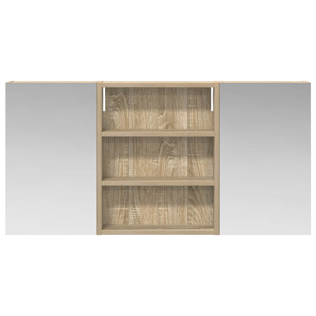 vidaXL Zestaw Szafek Łazienkowych 3 szt. 100 x 10,5 x 50 cm