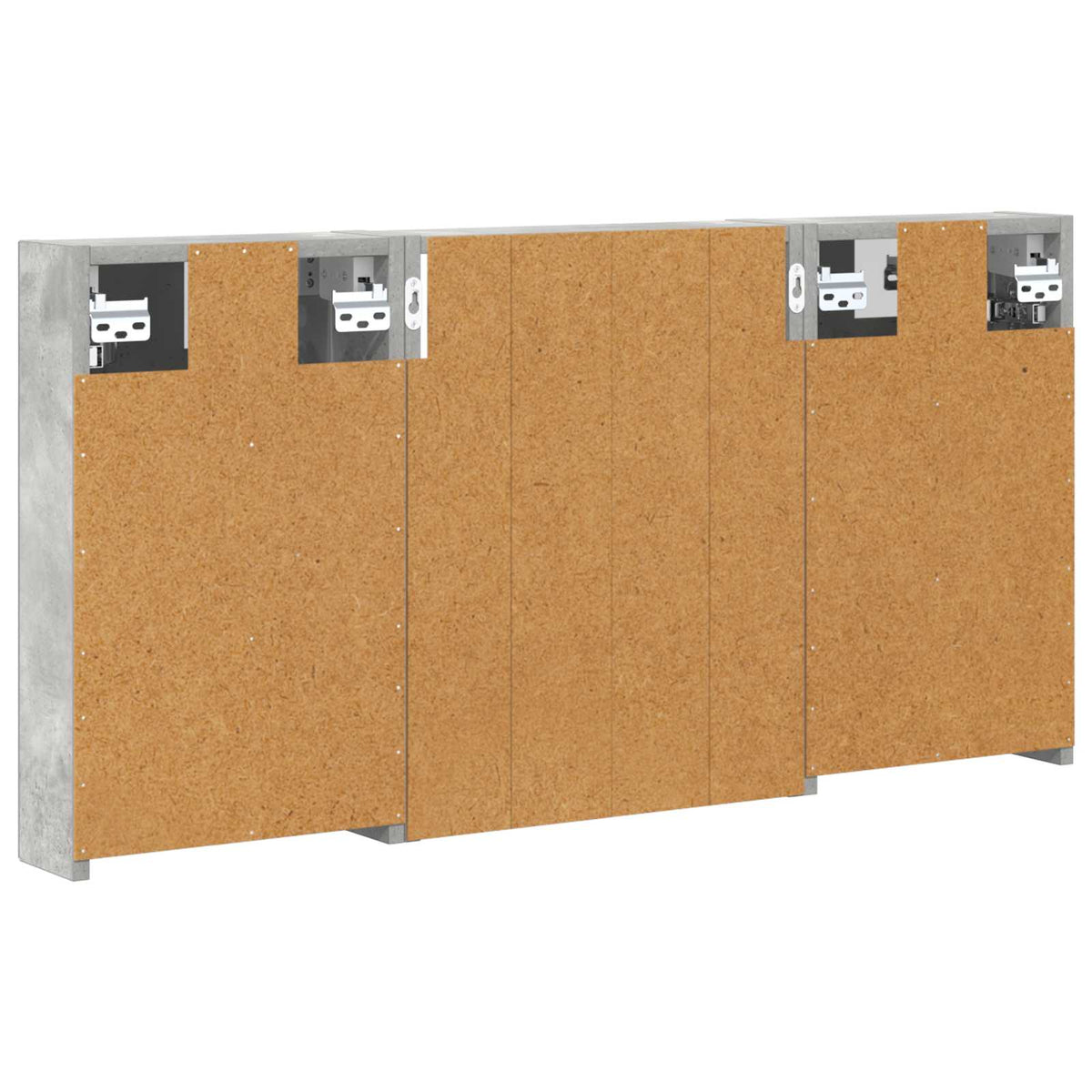 vidaXL Zestaw Szafek Łazienkowych 3 szt. 100 x 10,5 x 50 cm