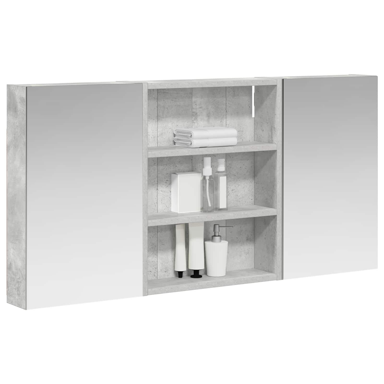 vidaXL Zestaw Szafek Łazienkowych 3 szt. 100 x 10,5 x 50 cm