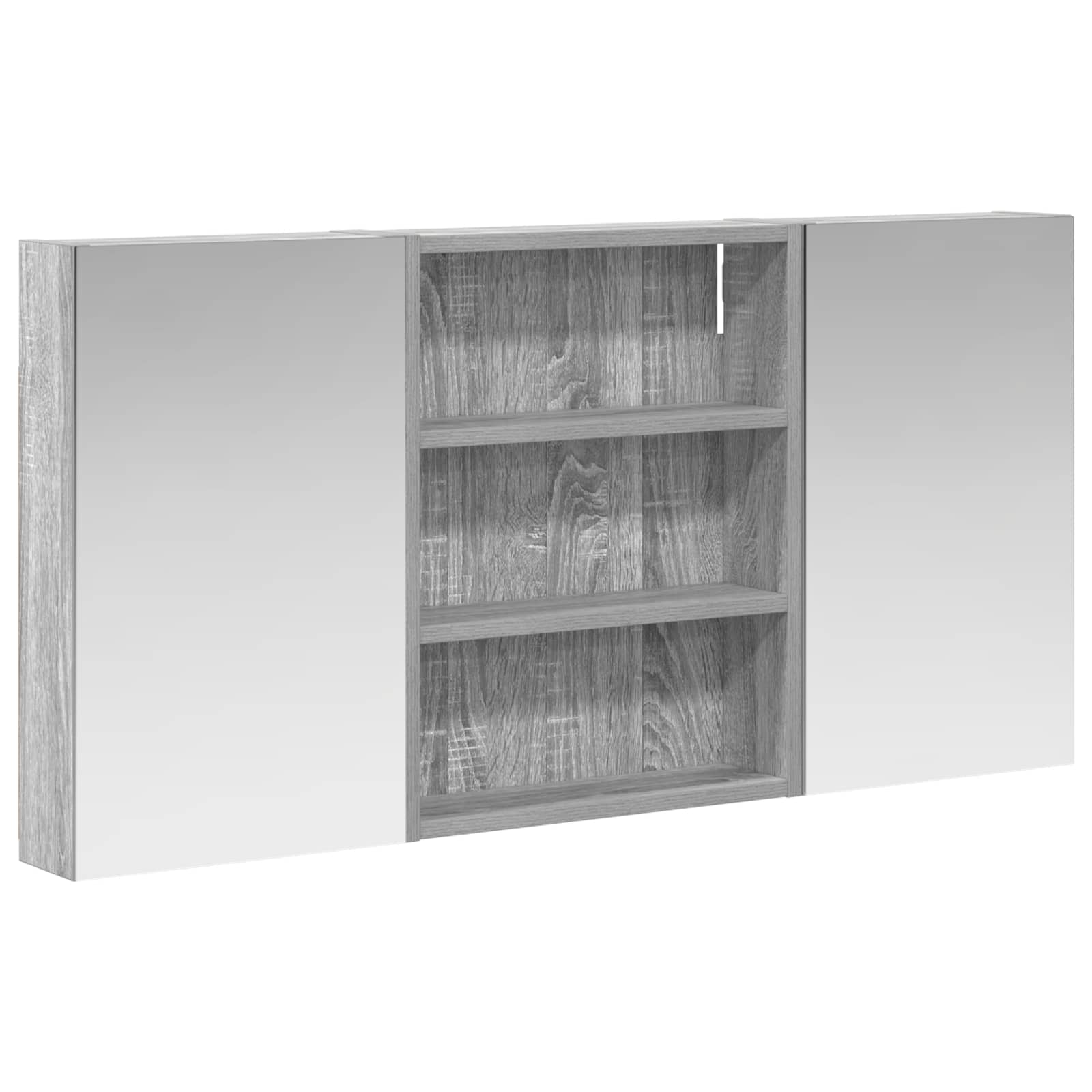 vidaXL Zestaw Szafek Łazienkowych 3 szt. 100 x 10,5 x 50 cm