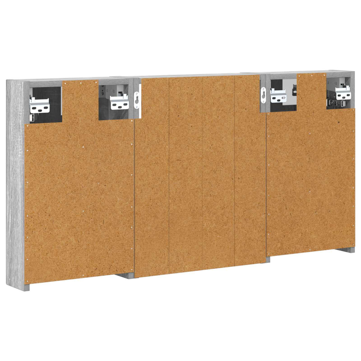 vidaXL Zestaw Szafek Łazienkowych 3 szt. 100 x 10,5 x 50 cm