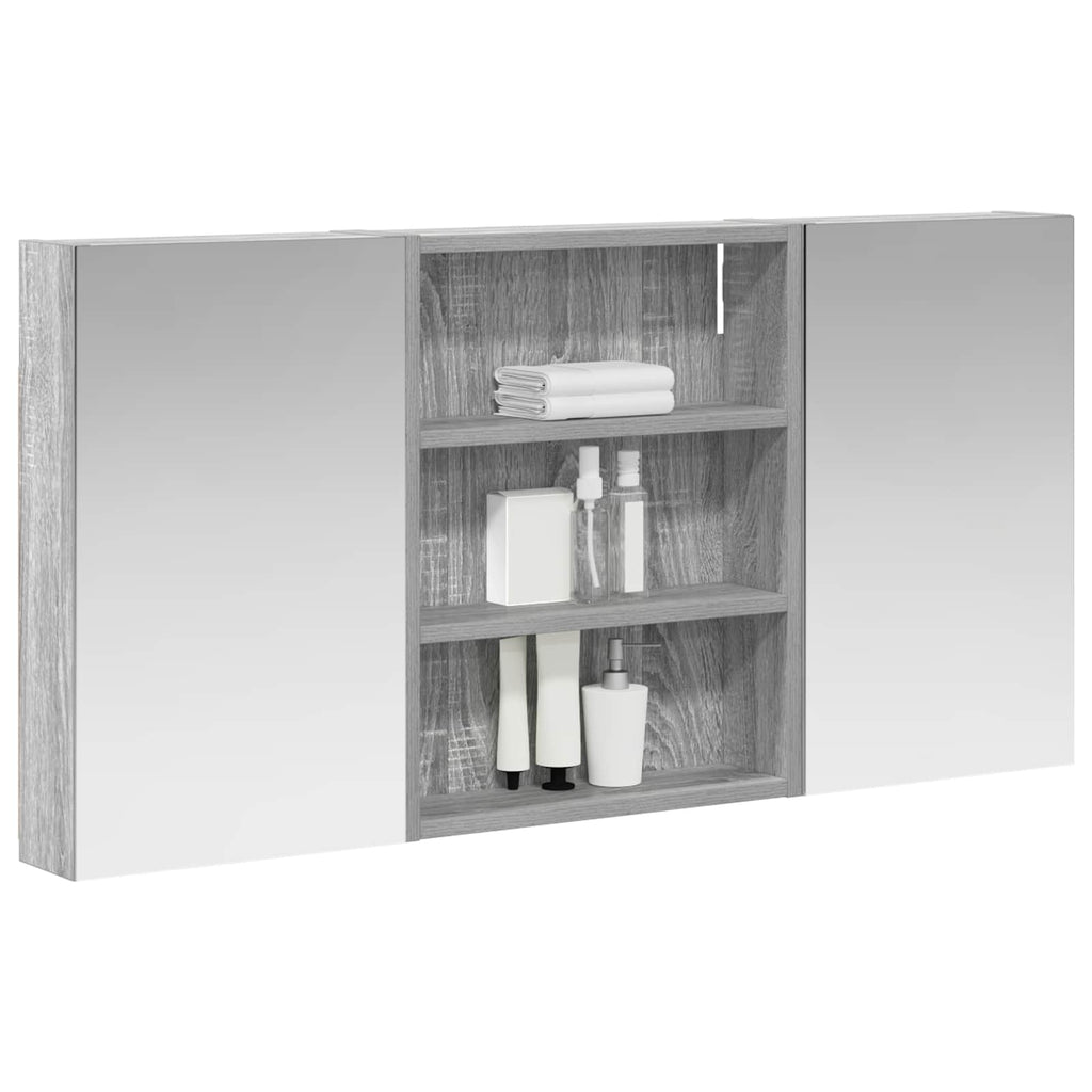 vidaXL Zestaw Szafek Łazienkowych 3 szt. 100 x 10,5 x 50 cm