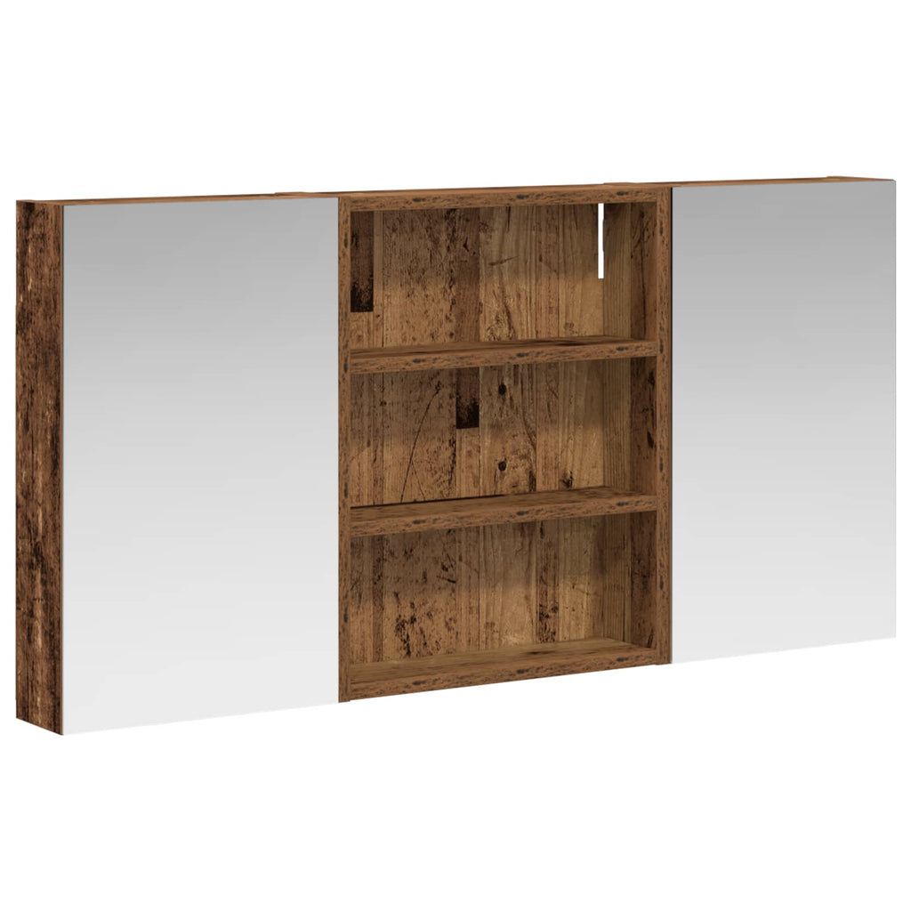 vidaXL Zestaw Szafek Łazienkowych 3 szt. 100 x 10,5 x 50 cm