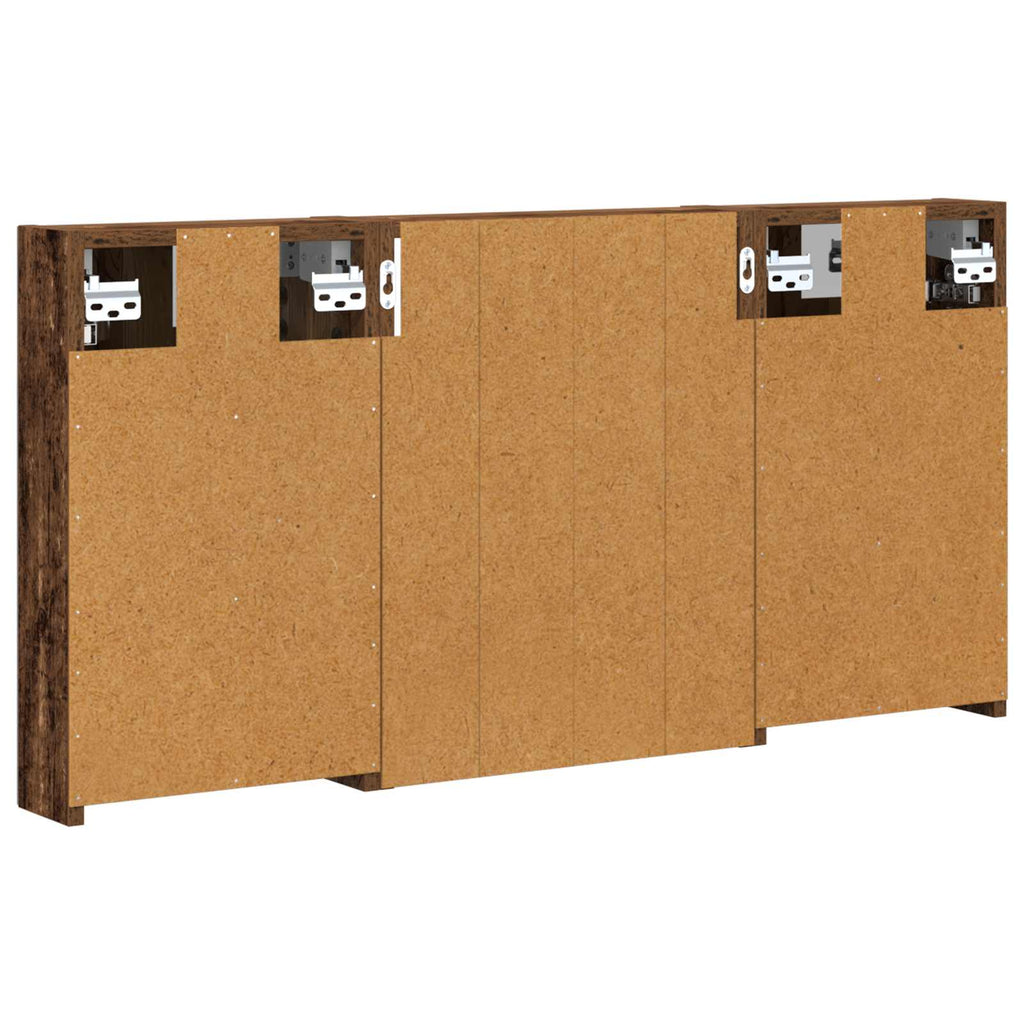vidaXL Zestaw Szafek Łazienkowych 3 szt. 100 x 10,5 x 50 cm