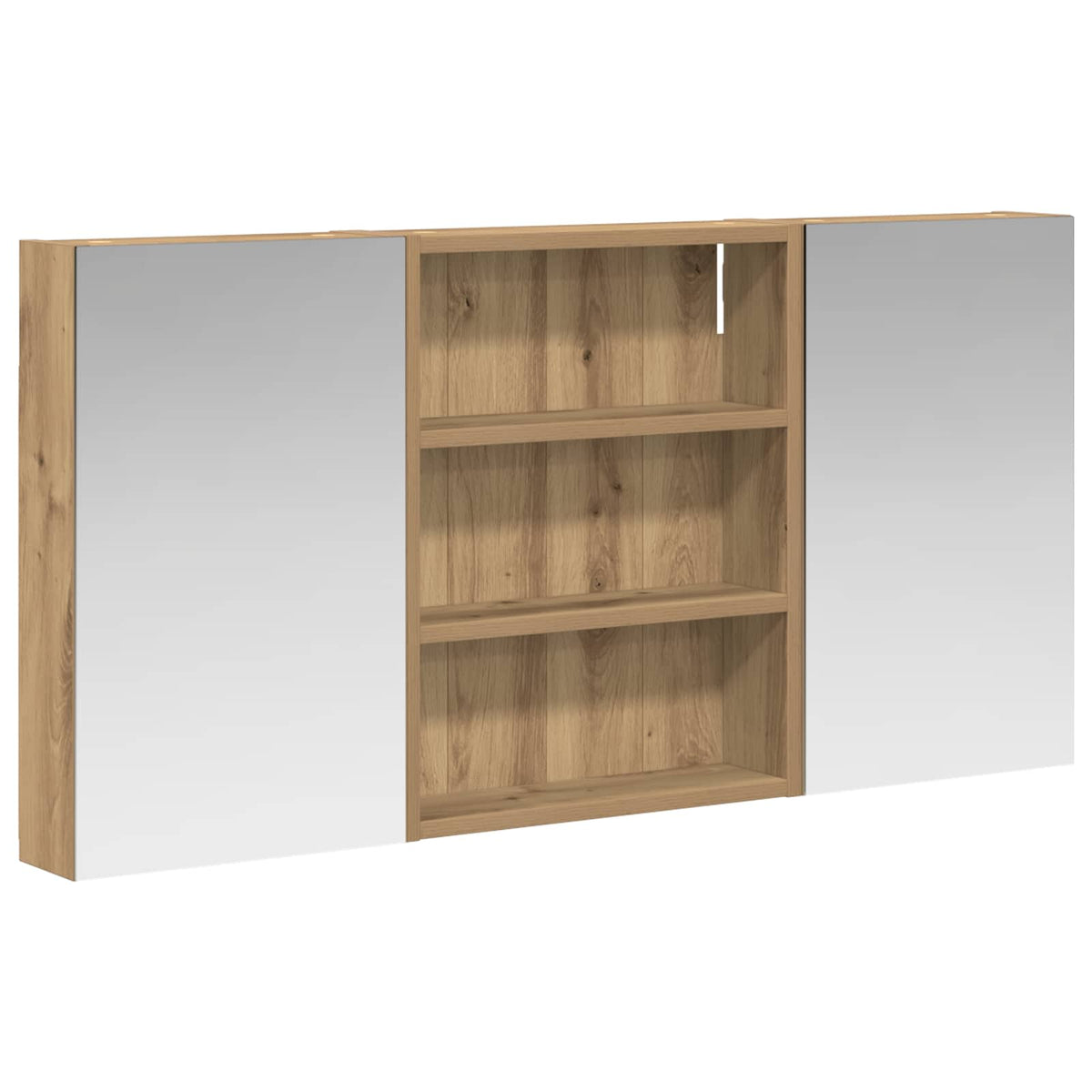 vidaXL Zestaw Szafek Łazienkowych 3 szt. 100 x 10,5 x 50 cm