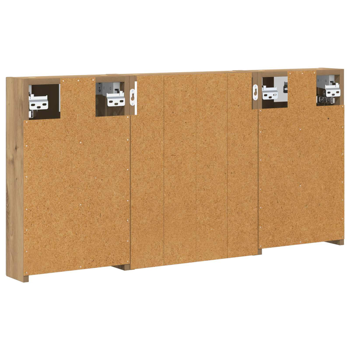 vidaXL Zestaw Szafek Łazienkowych 3 szt. 100 x 10,5 x 50 cm
