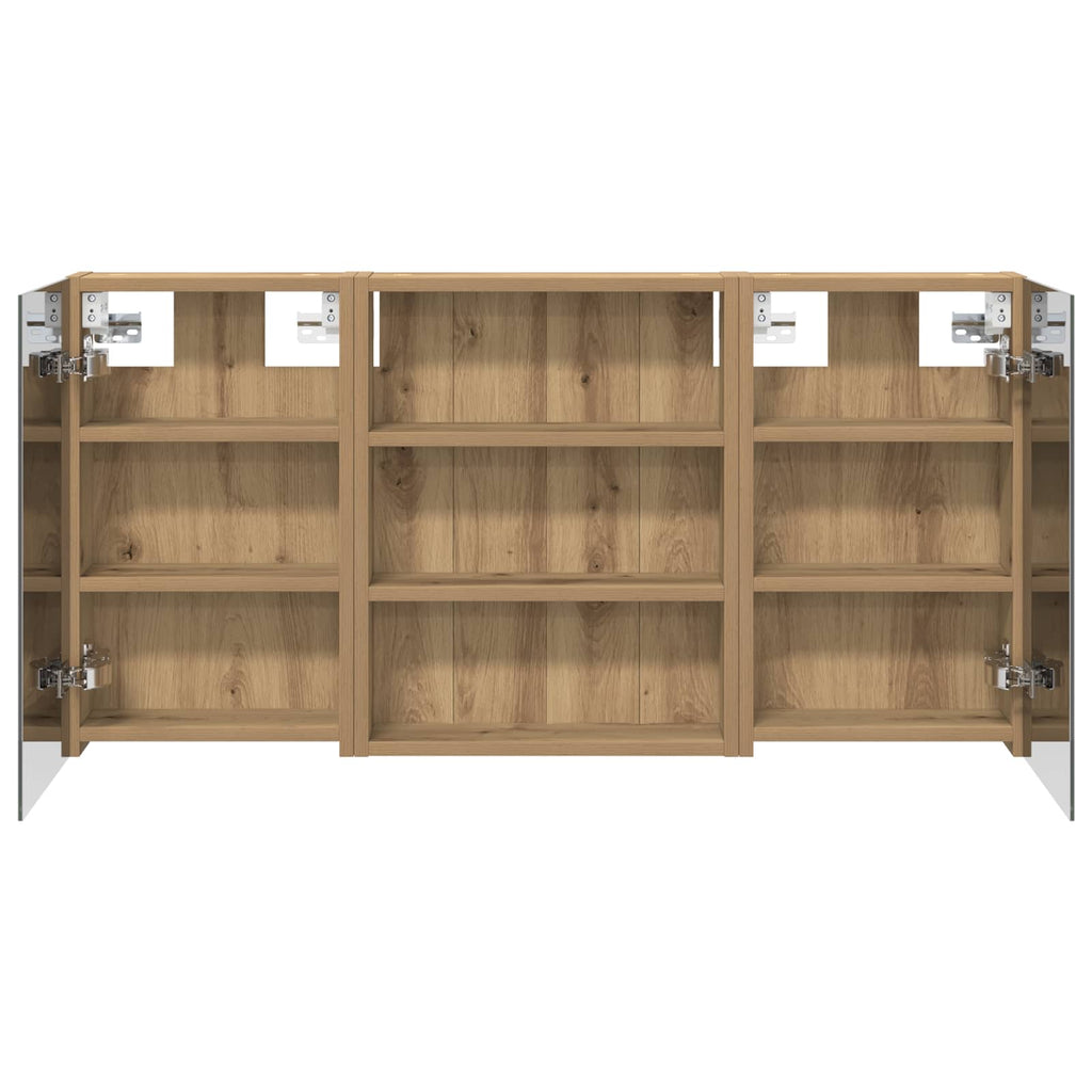 vidaXL Zestaw Szafek Łazienkowych 3 szt. 100 x 10,5 x 50 cm