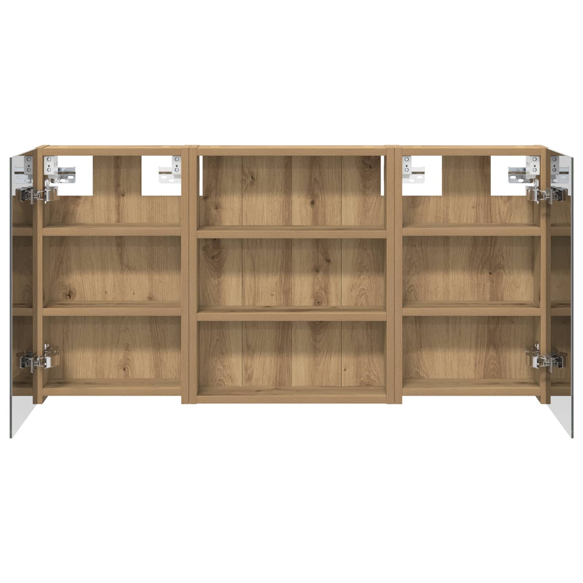 vidaXL Zestaw Szafek Łazienkowych 3 szt. 100 x 10,5 x 50 cm