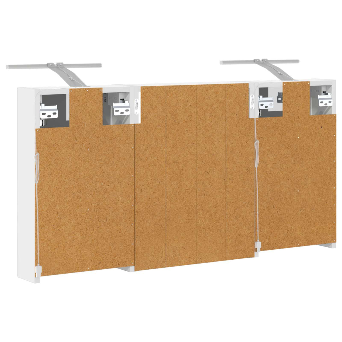 vidaXL Zestaw Szafek Łazienkowych 3 szt. 100 x 10,5 x 50 cm
