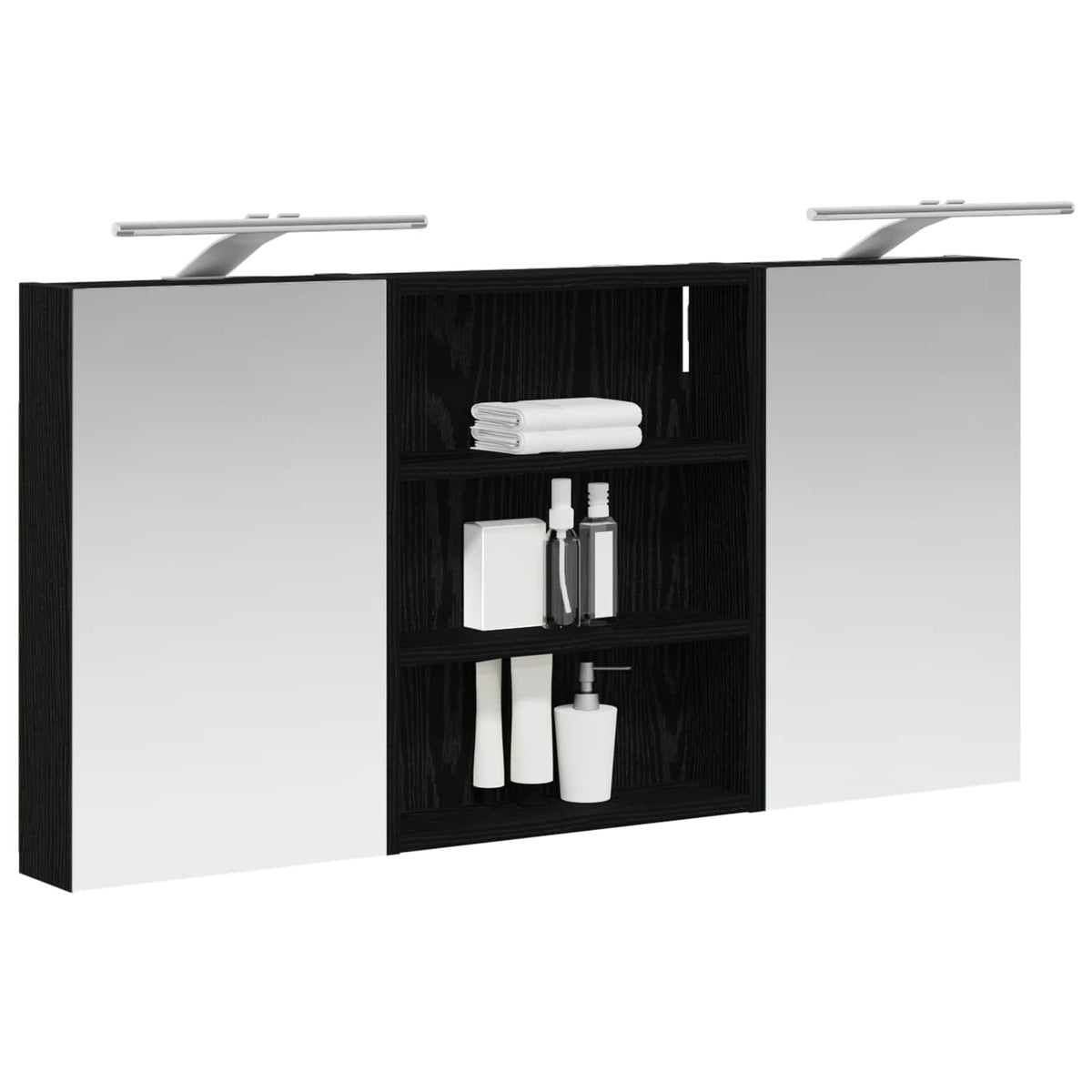 vidaXL Zestaw Szafek Łazienkowych 3 szt. 100 x 10,5 x 50 cm