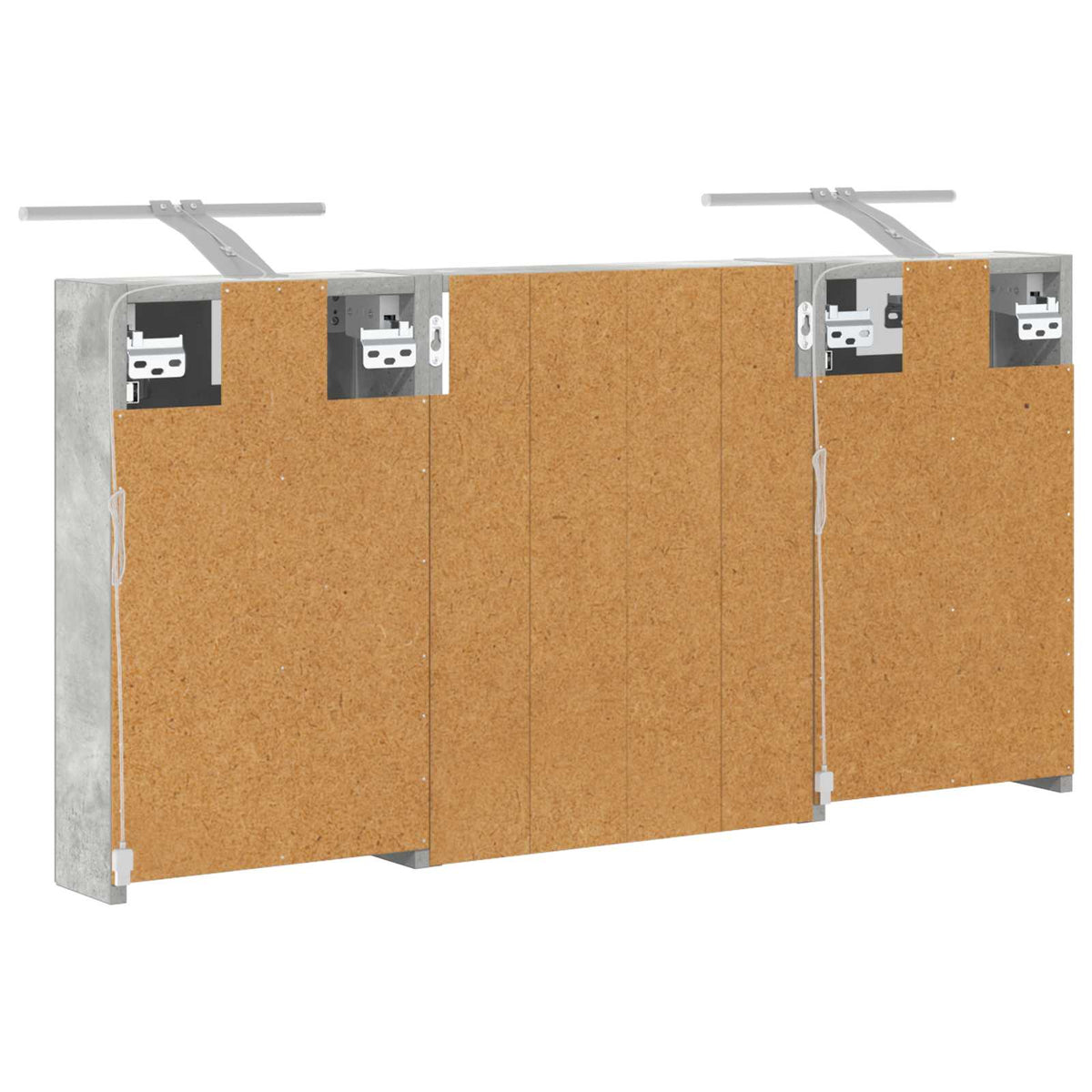 vidaXL Zestaw Szafek Łazienkowych 3 szt. 100 x 10,5 x 50 cm
