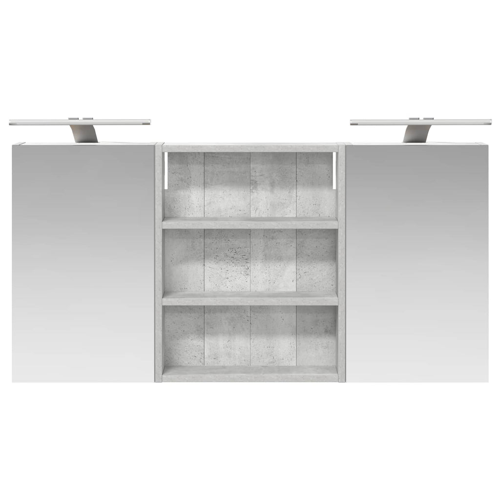 vidaXL Zestaw Szafek Łazienkowych 3 szt. 100 x 10,5 x 50 cm