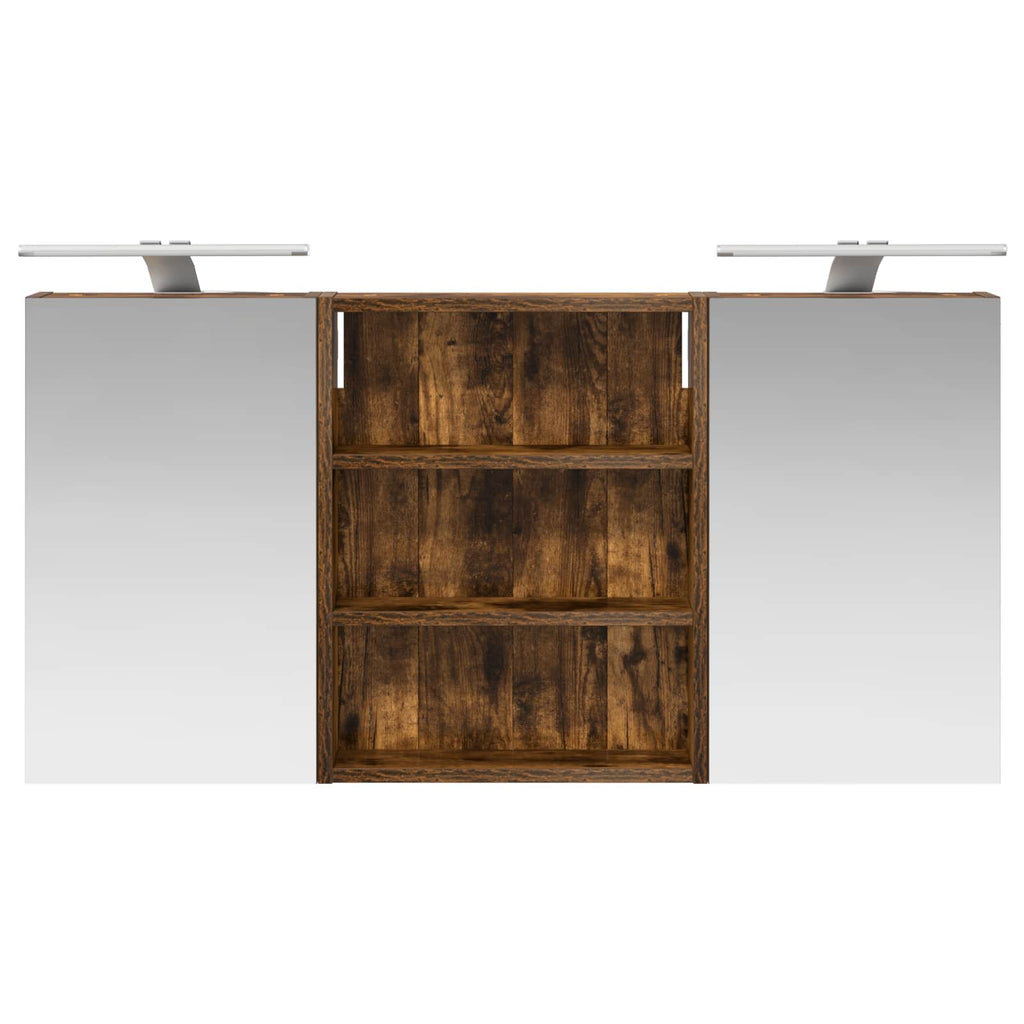 vidaXL Zestaw Szafek Łazienkowych 3 szt. 100 x 10,5 x 50 cm