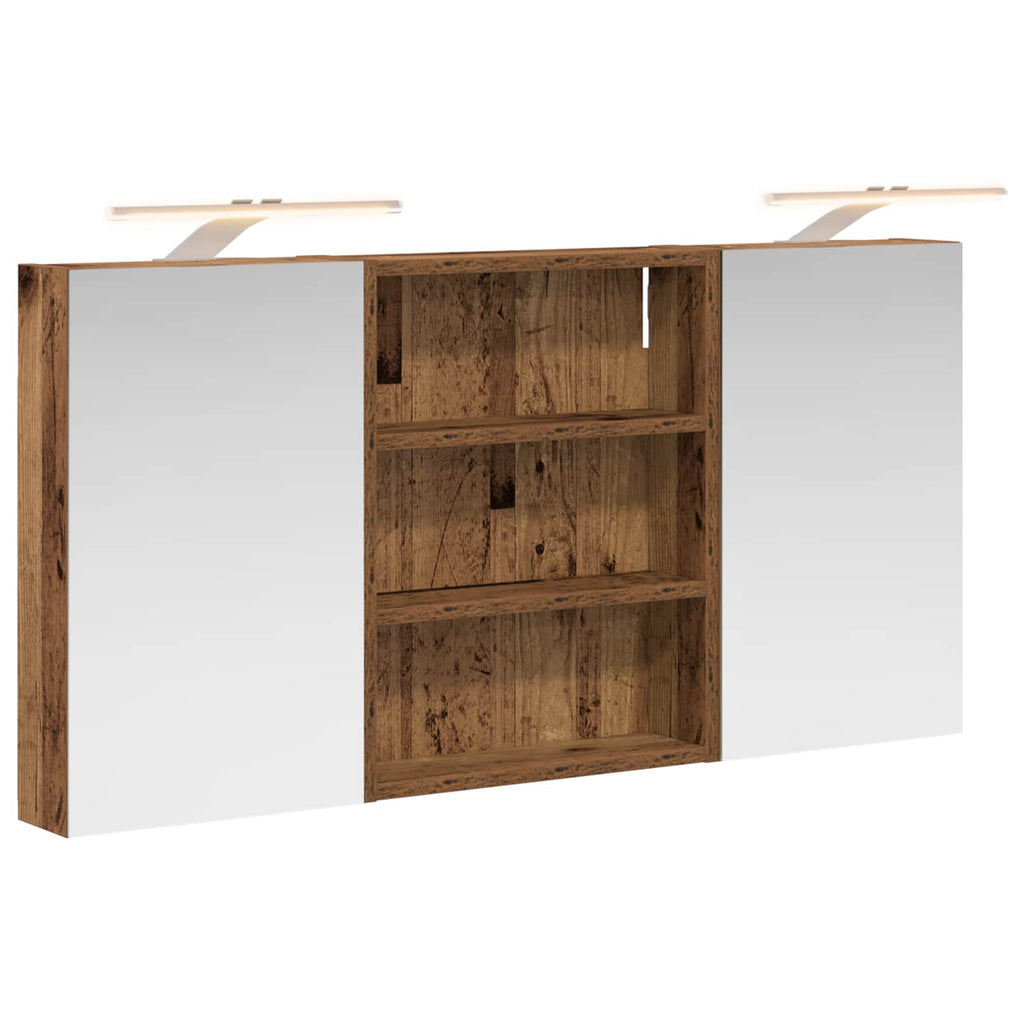 vidaXL Zestaw Szafek Łazienkowych 3 szt. 100 x 10,5 x 50 cm