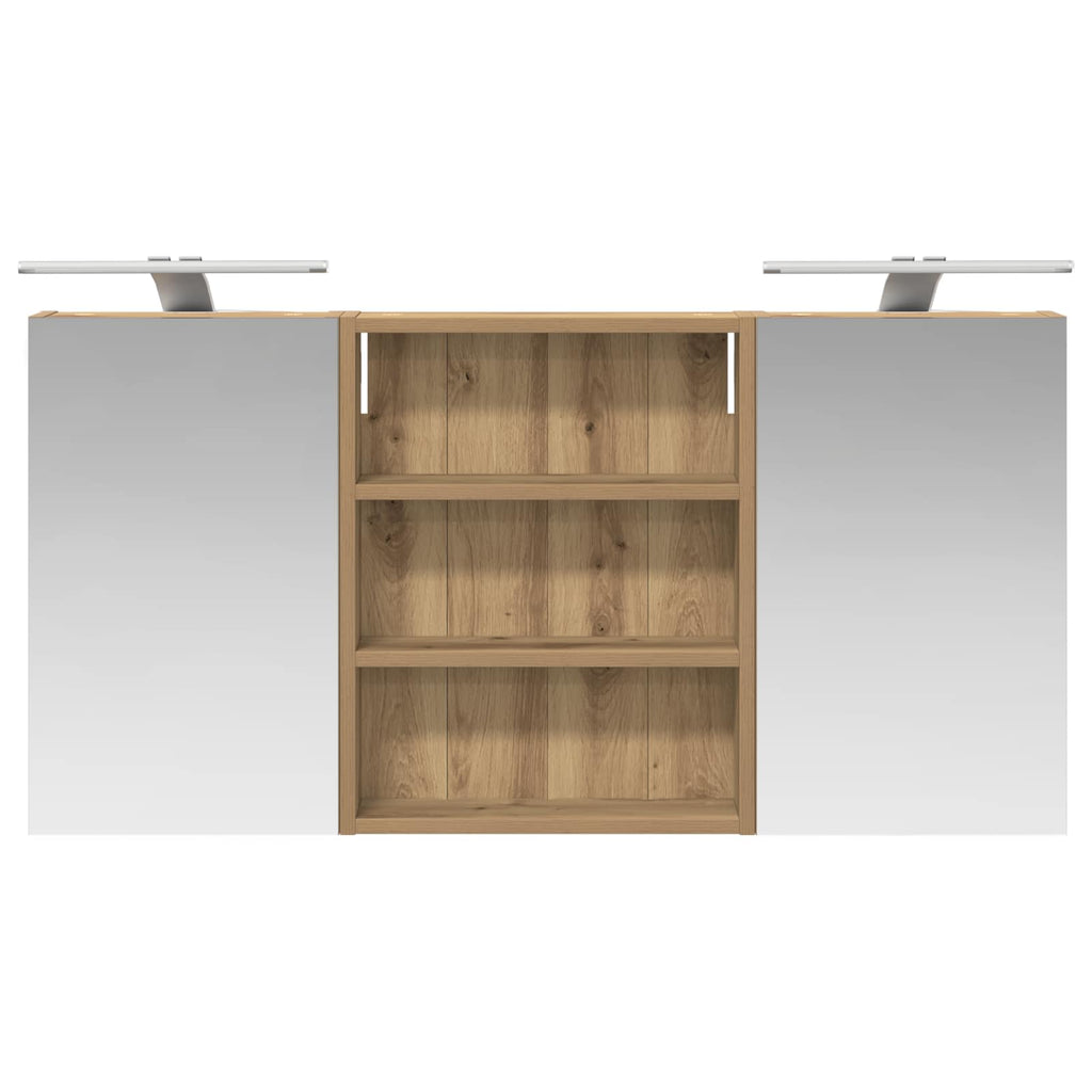 vidaXL Zestaw Szafek Łazienkowych 3 szt. 100 x 10,5 x 50 cm