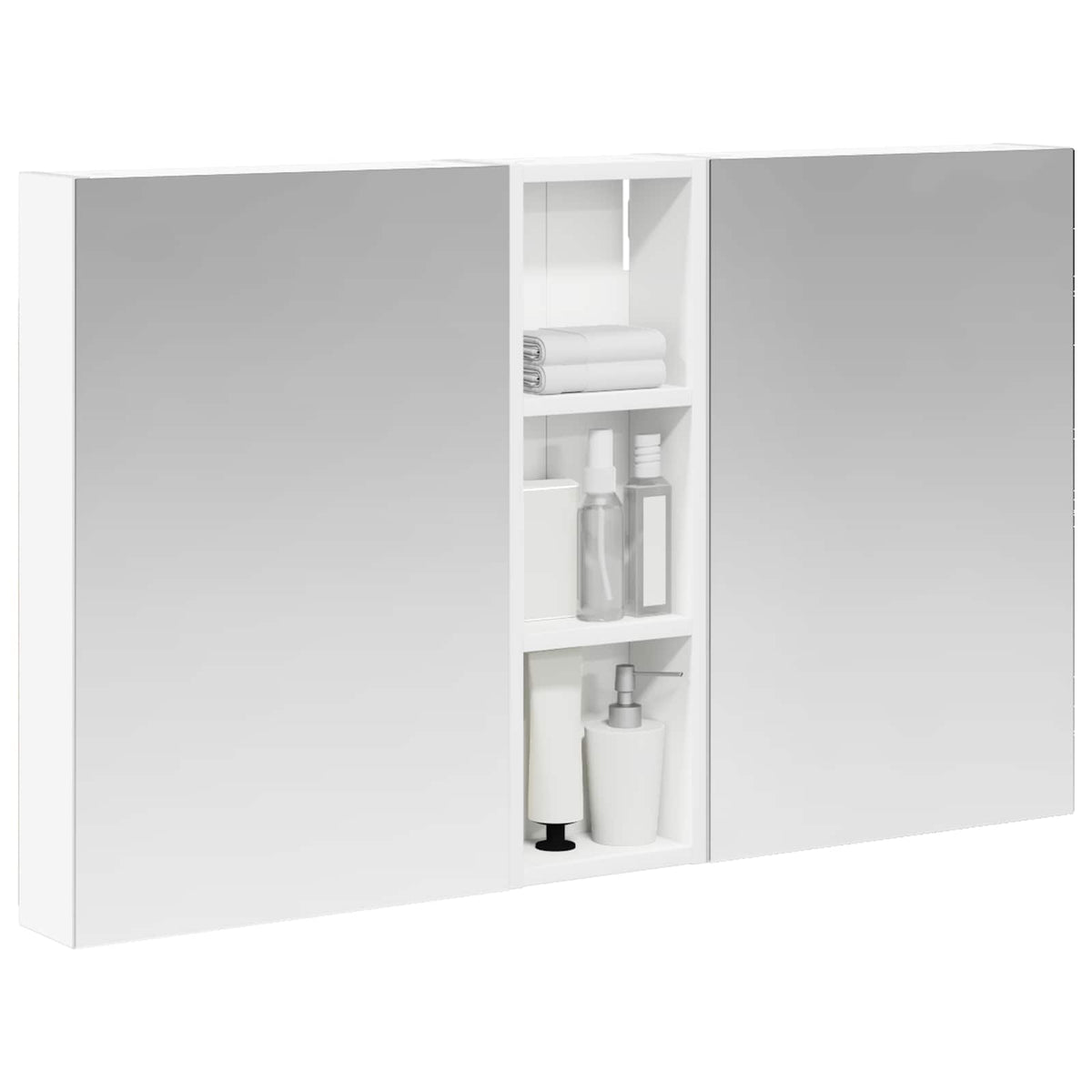 vidaXL Zestaw Szafek Łazienkowych 3 szt. 100 x 10,5 x 60,5 cm