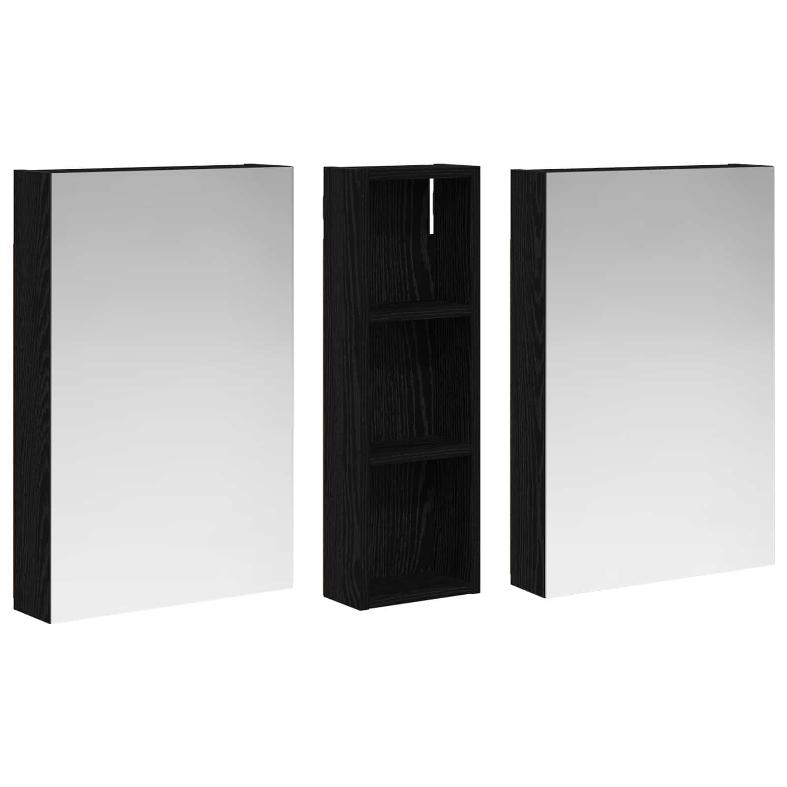 vidaXL Zestaw Szafek Łazienkowych 3 szt. 100 x 10,5 x 60,5 cm