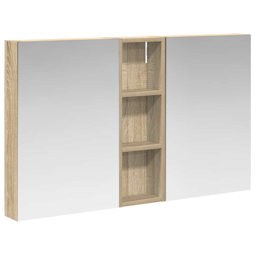 vidaXL Zestaw Szafek Łazienkowych 3 szt. 100 x 10,5 x 60,5 cm