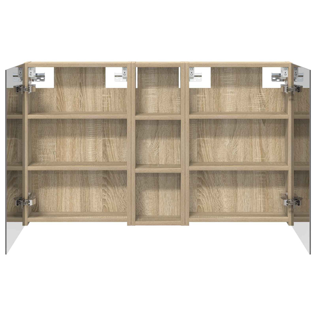 vidaXL Zestaw Szafek Łazienkowych 3 szt. 100 x 10,5 x 60,5 cm