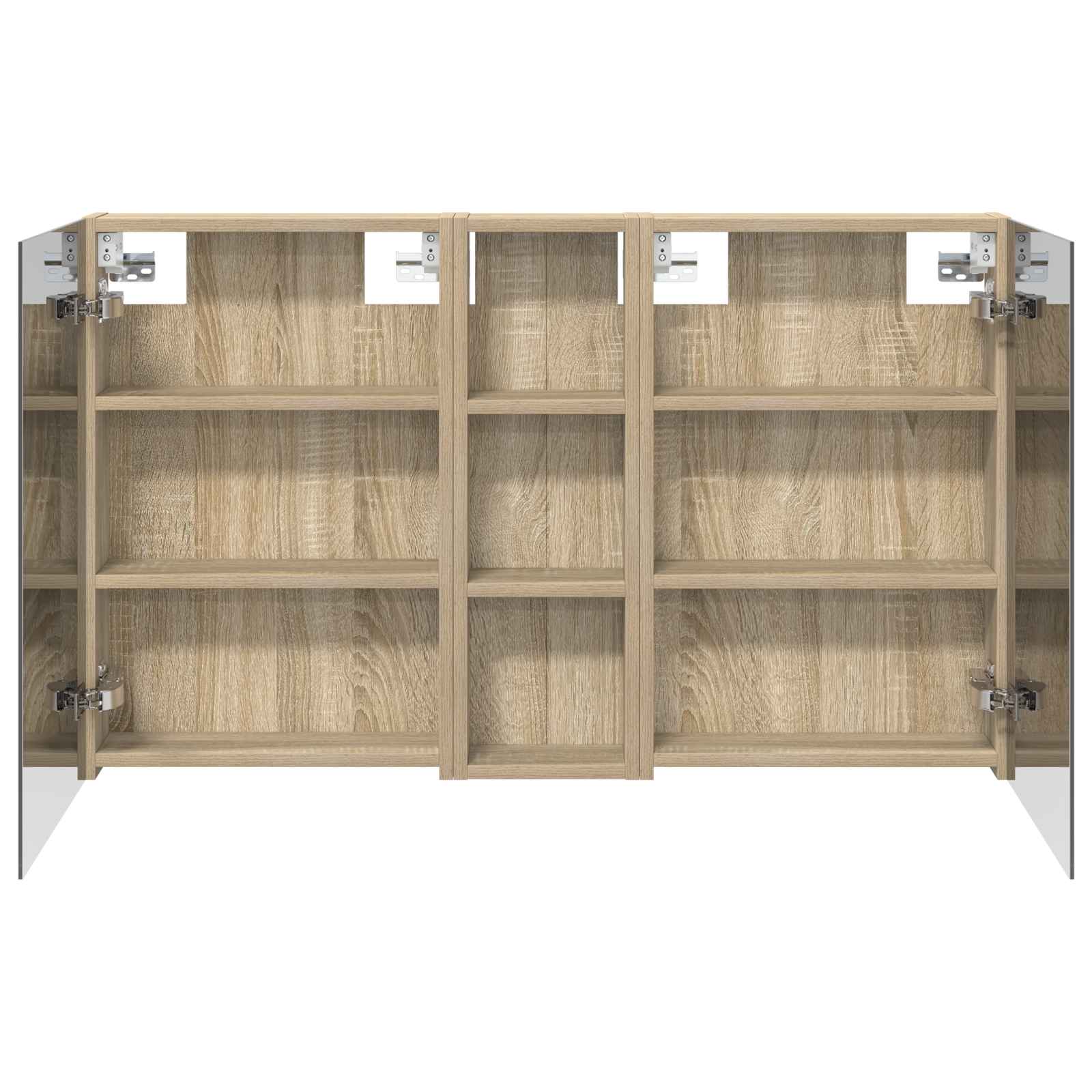vidaXL Zestaw Szafek Łazienkowych 3 szt. 100 x 10,5 x 60,5 cm