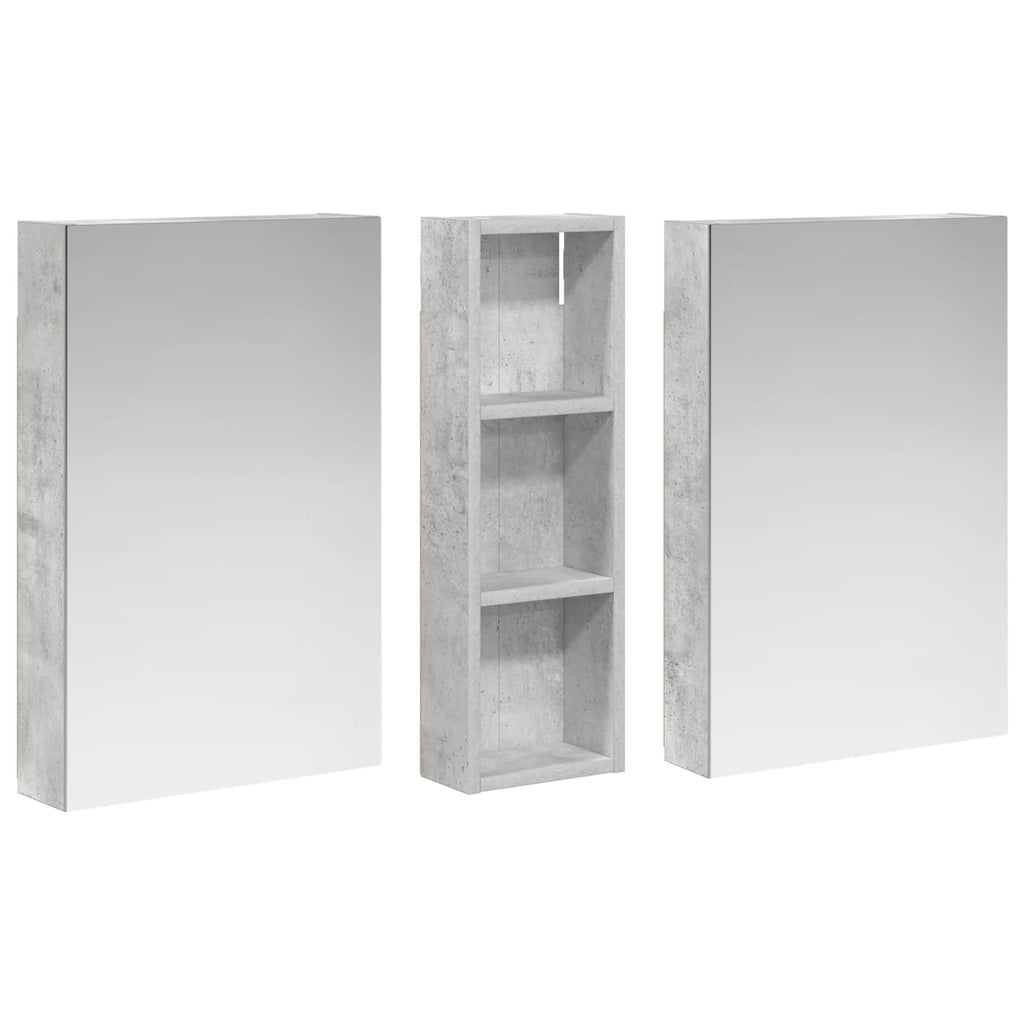 vidaXL Zestaw Szafek Łazienkowych 3 szt. 100 x 10,5 x 60,5 cm