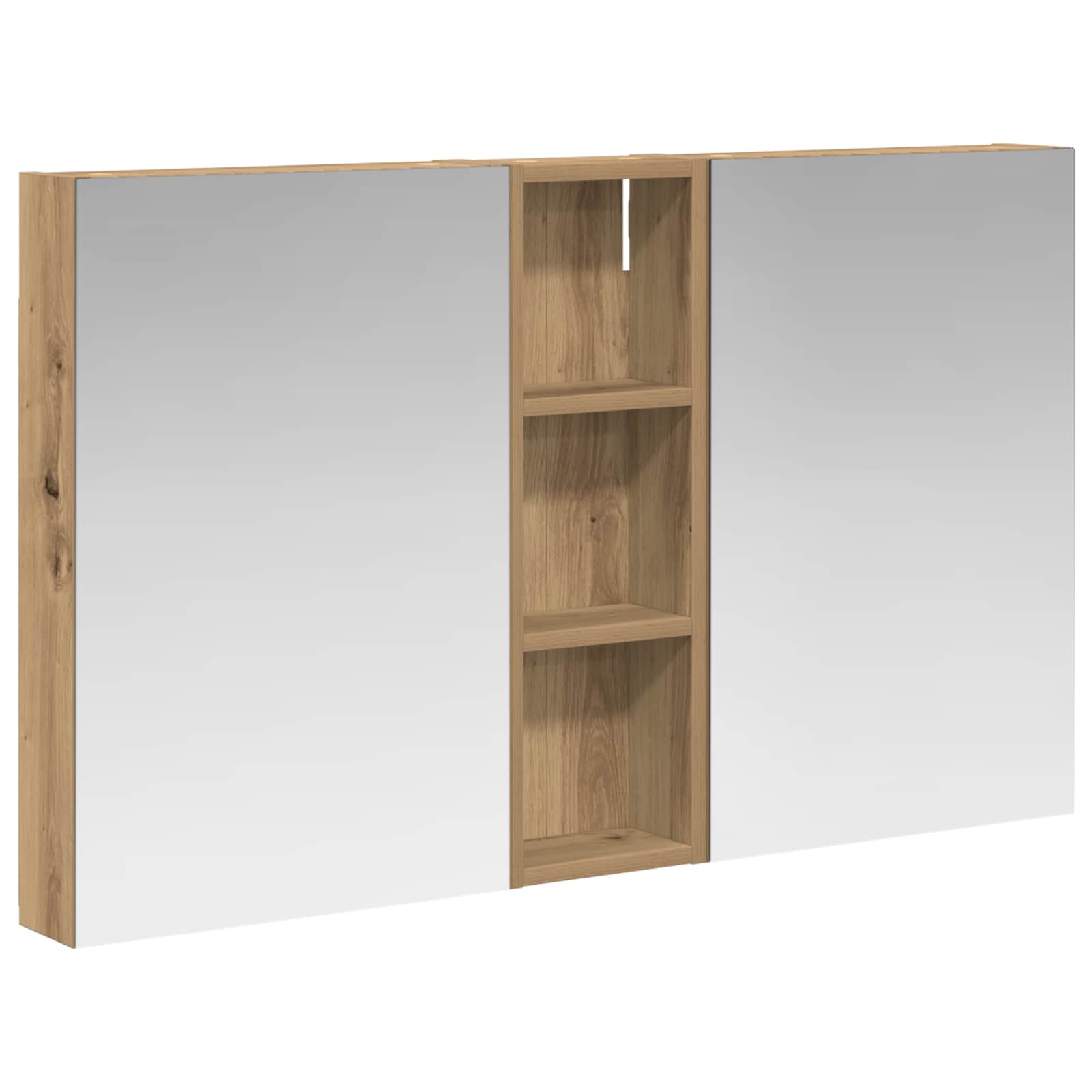 vidaXL Zestaw Szafek Łazienkowych 3 szt. 100 x 10,5 x 60,5 cm