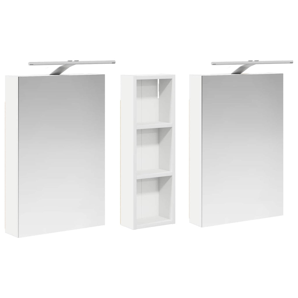 vidaXL Zestaw Szafek Łazienkowych z półką 3 pcs 100 x 10,5 x 60,5 cm