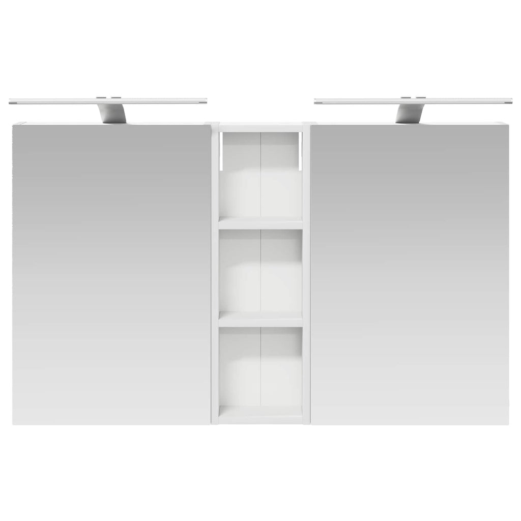 vidaXL Zestaw Szafek Łazienkowych z półką 3 pcs 100 x 10,5 x 60,5 cm