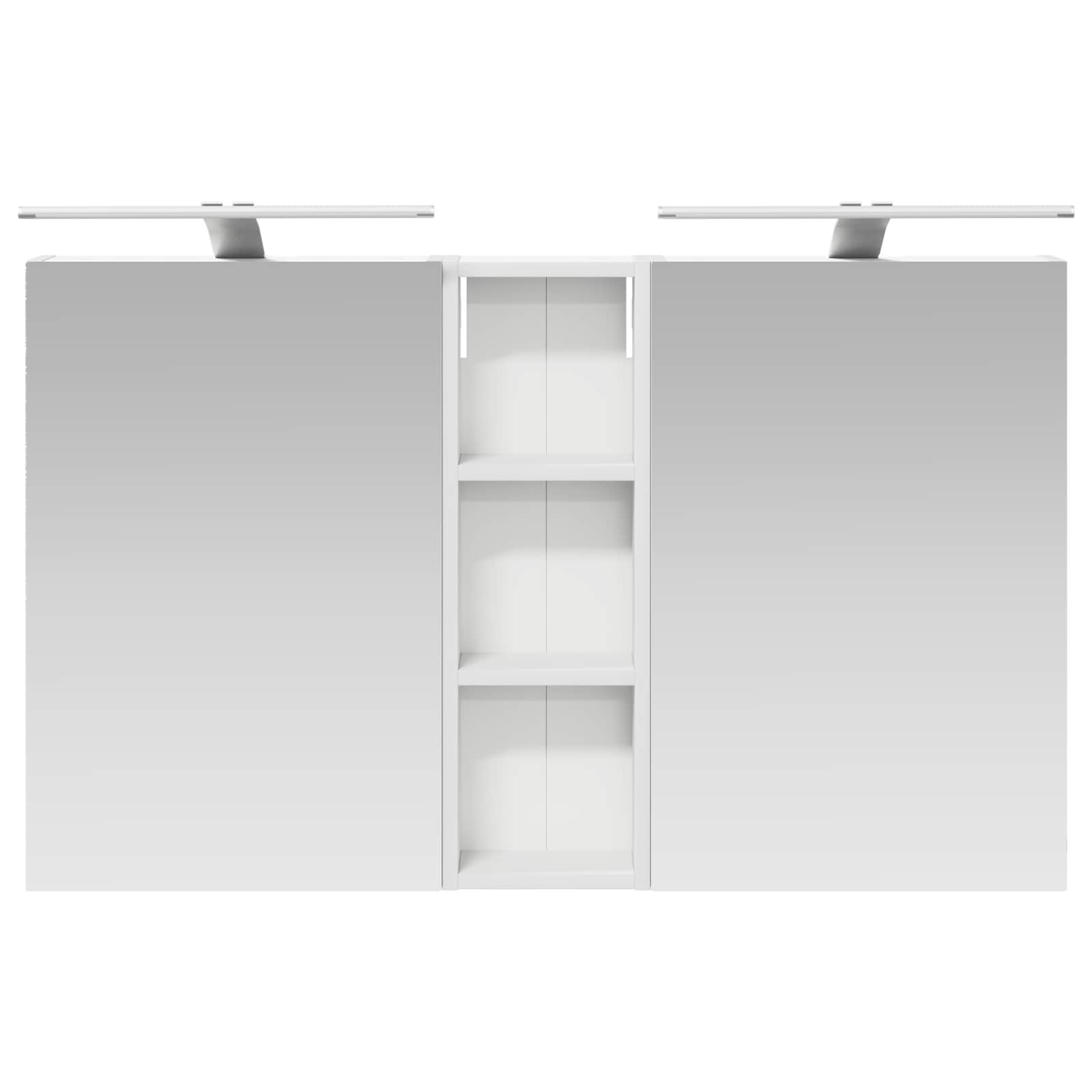 vidaXL Zestaw Szafek Łazienkowych z półką 3 pcs 100 x 10,5 x 60,5 cm