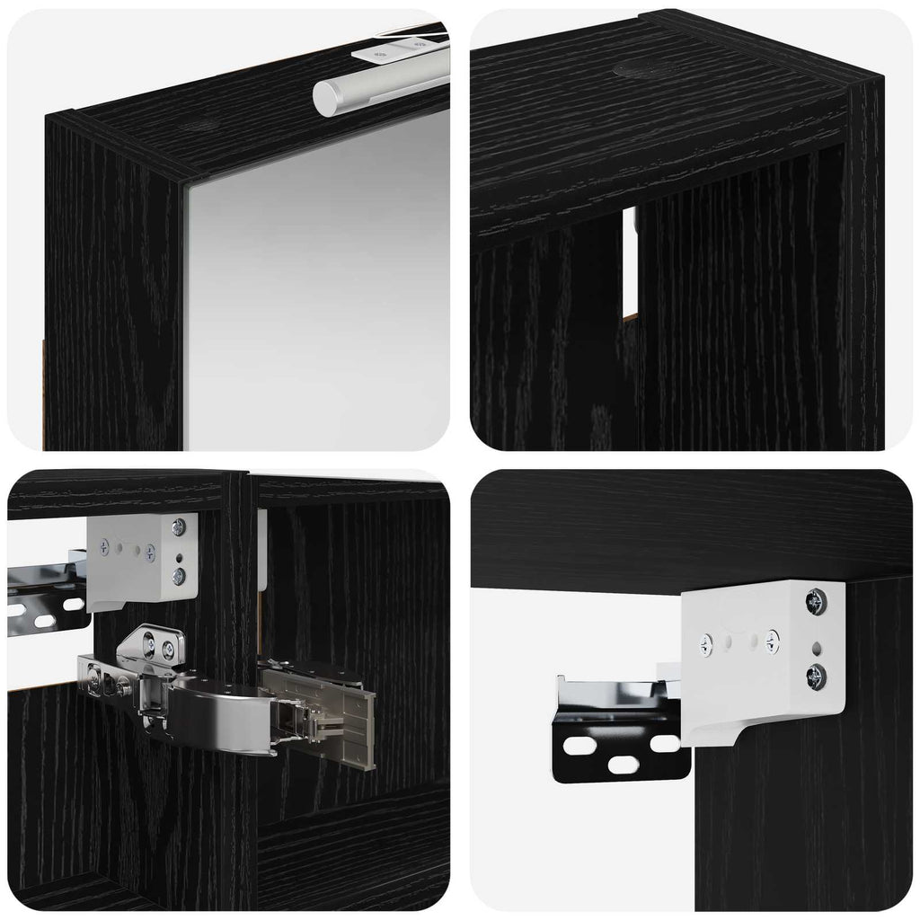 vidaXL Zestaw Szafek Łazienkowych z półką 3 pcs 100 x 10,5 x 60,5 cm