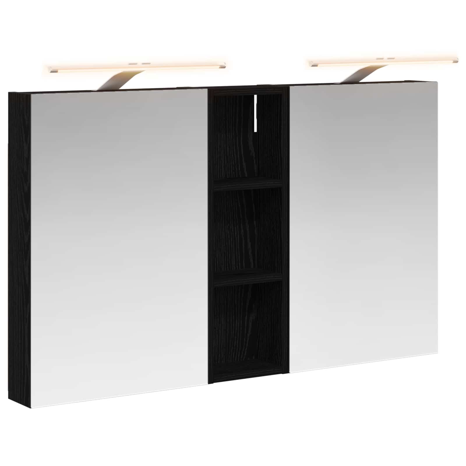 vidaXL Zestaw Szafek Łazienkowych z półką 3 pcs 100 x 10,5 x 60,5 cm
