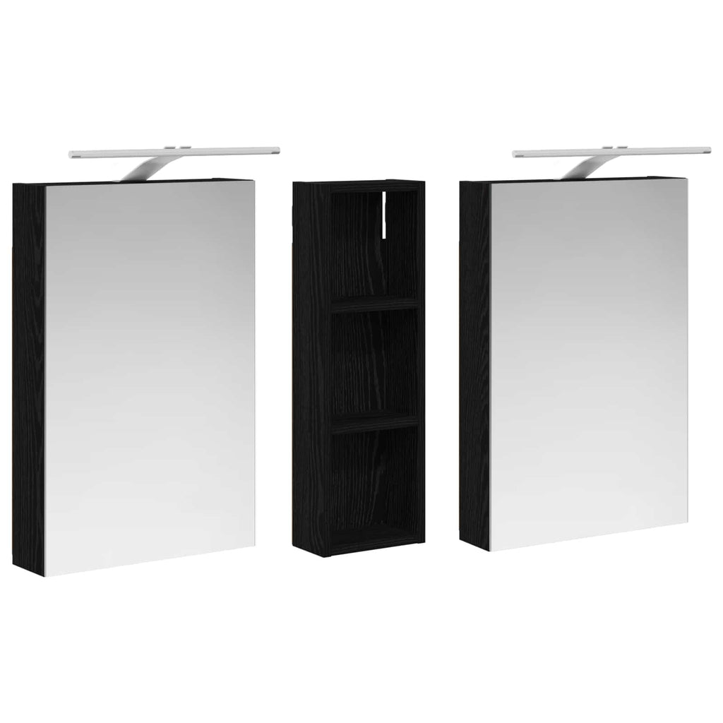vidaXL Zestaw Szafek Łazienkowych z półką 3 pcs 100 x 10,5 x 60,5 cm