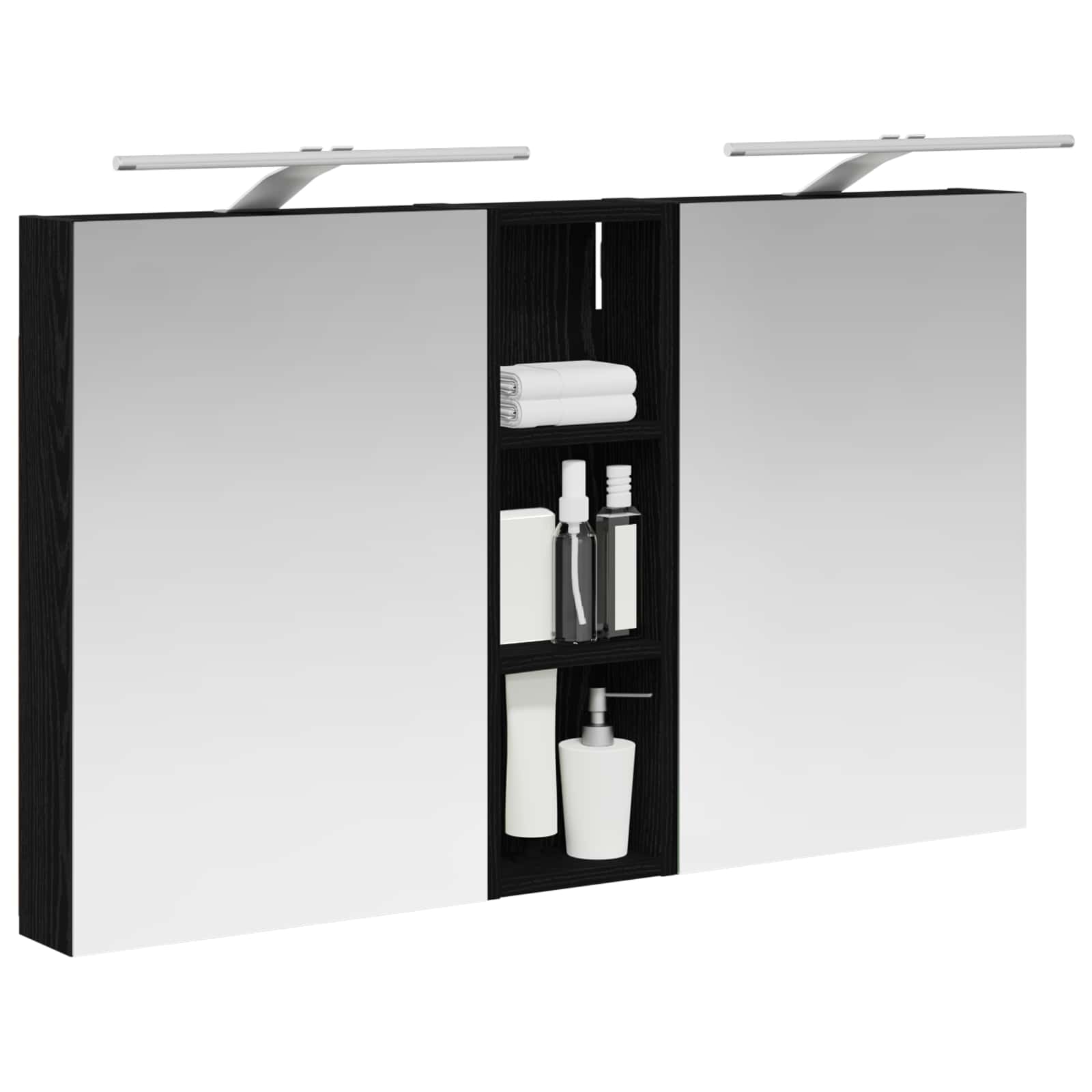 vidaXL Zestaw Szafek Łazienkowych z półką 3 pcs 100 x 10,5 x 60,5 cm