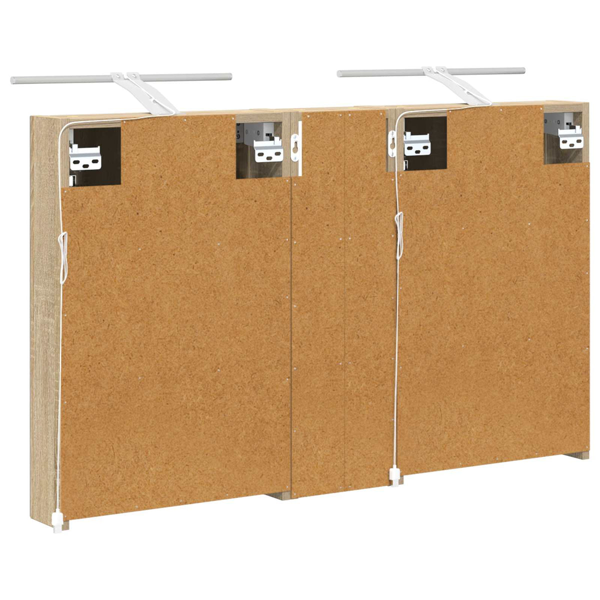 vidaXL Zestaw Szafek Łazienkowych 3 szt. 100 x 10,5 x 60,5 cm