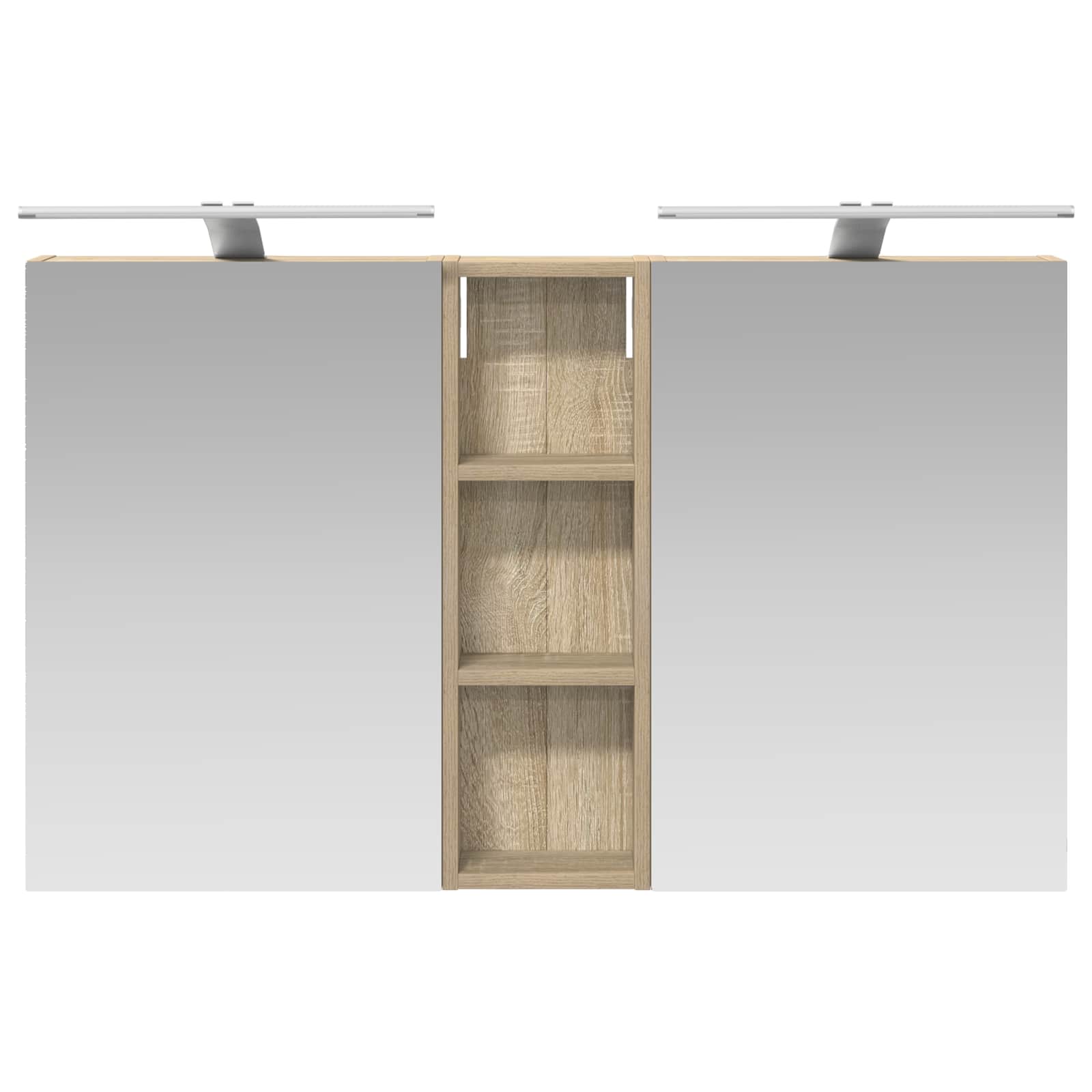 vidaXL Zestaw Szafek Łazienkowych 3 szt. 100 x 10,5 x 60,5 cm