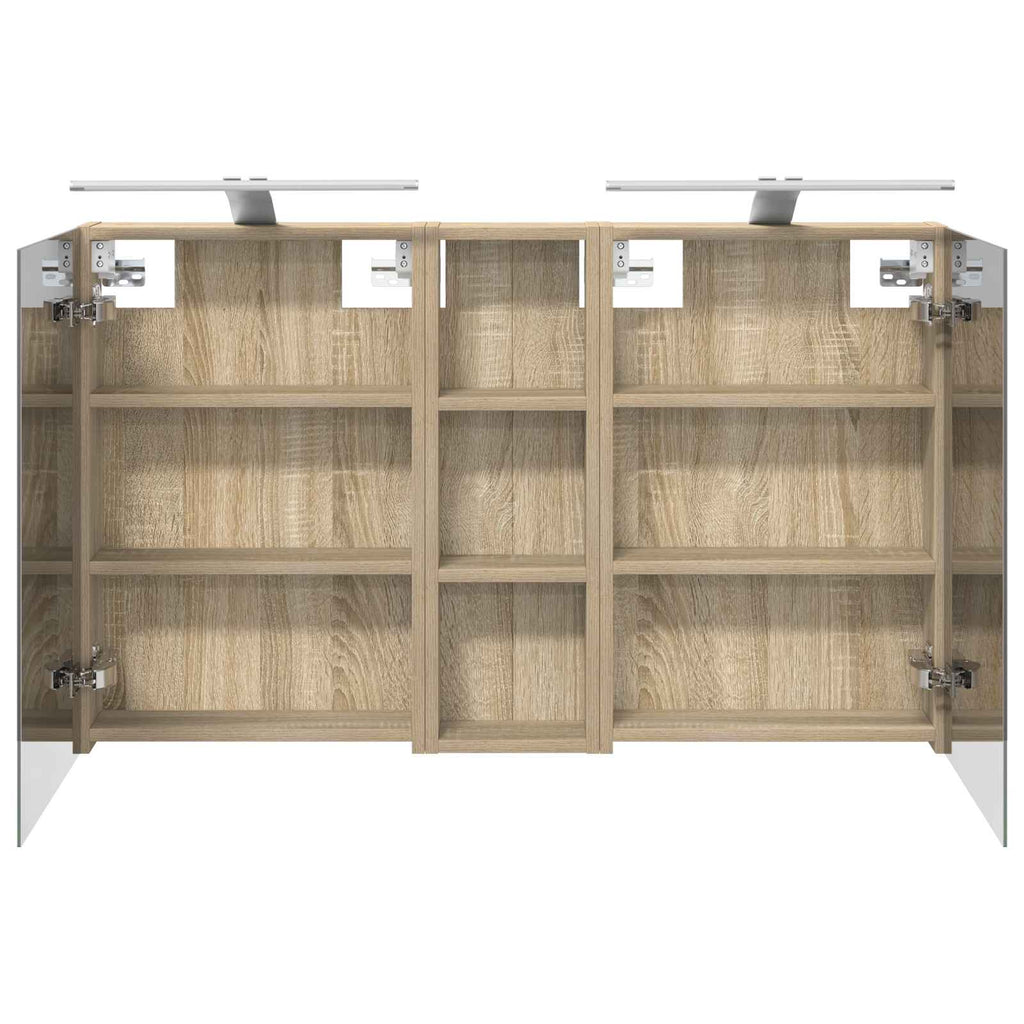 vidaXL Zestaw Szafek Łazienkowych 3 szt. 100 x 10,5 x 60,5 cm