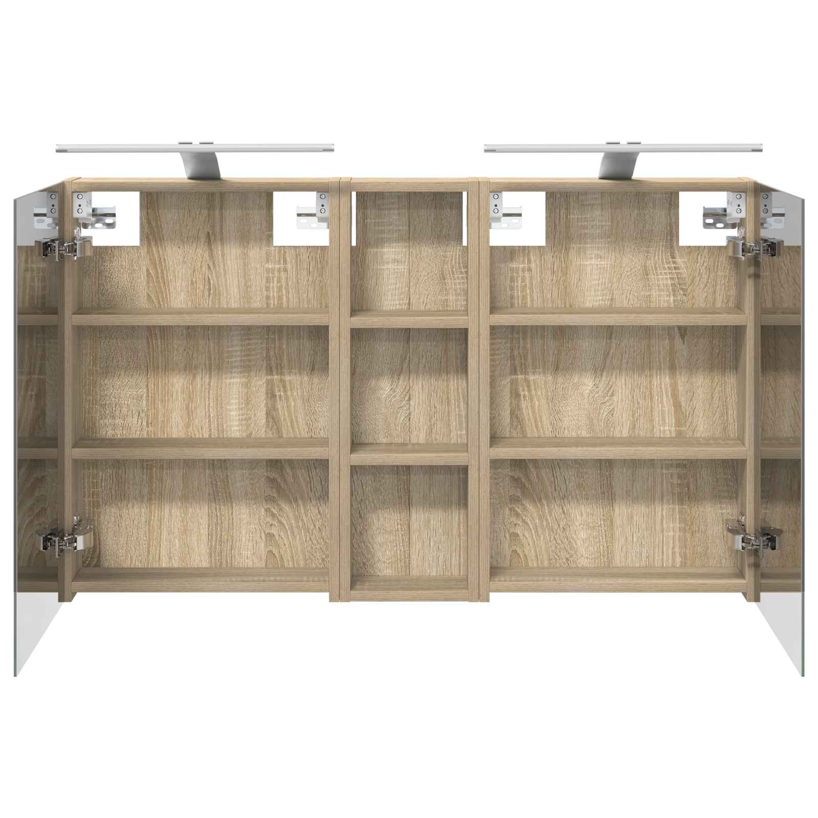 vidaXL Zestaw Szafek Łazienkowych 3 szt. 100 x 10,5 x 60,5 cm