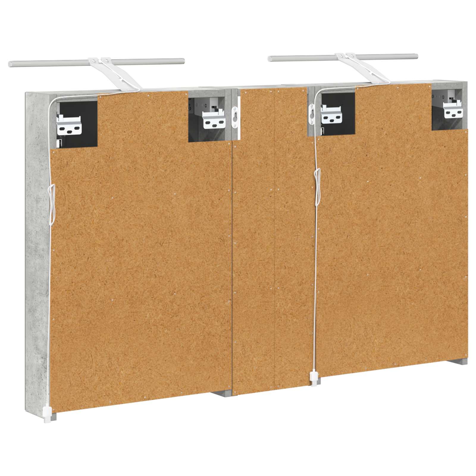 vidaXL Zestaw Szafek Łazienkowych z półką 3 pcs 100 x 10,5 x 60,5 cm