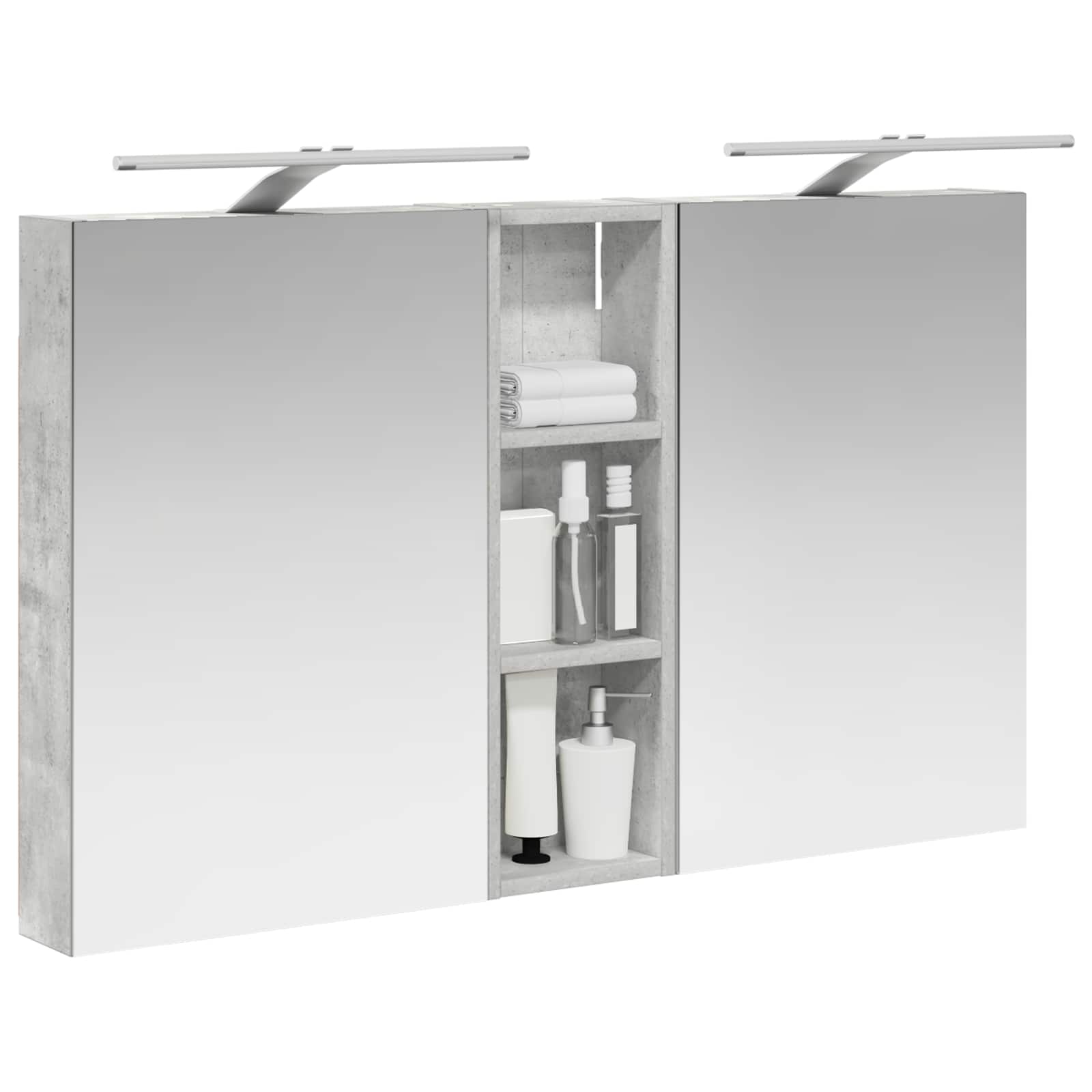 vidaXL Zestaw Szafek Łazienkowych z półką 3 pcs 100 x 10,5 x 60,5 cm