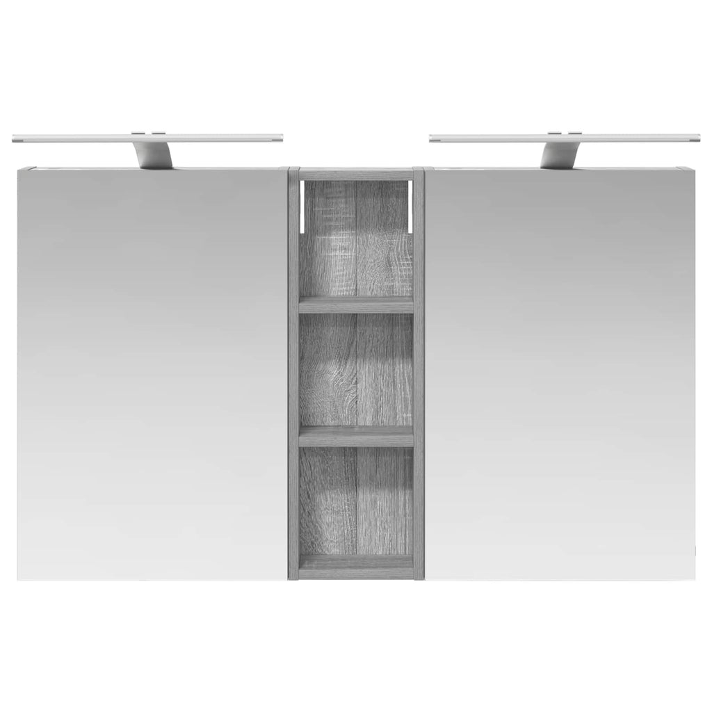 vidaXL Zestaw Szafek Łazienkowych z półką 3 pcs 100 x 10,5 x 60,5 cm