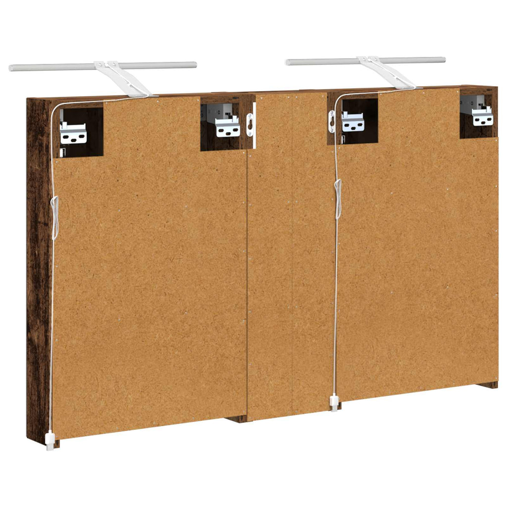 vidaXL Zestaw Szafek Łazienkowych z półką 3 pcs 100 x 10,5 x 60,5 cm
